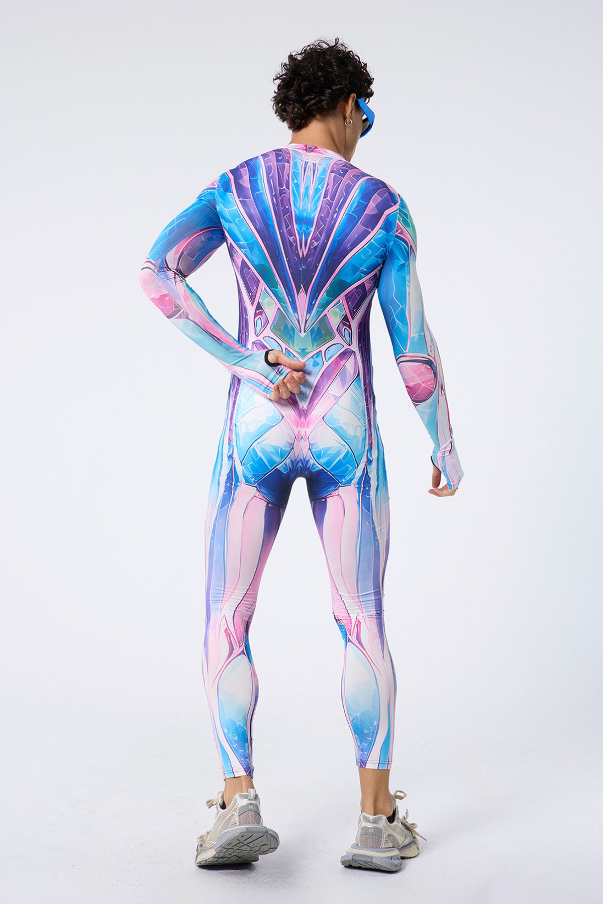 Pulse Parade Print Long Sleeve Jumpsuit