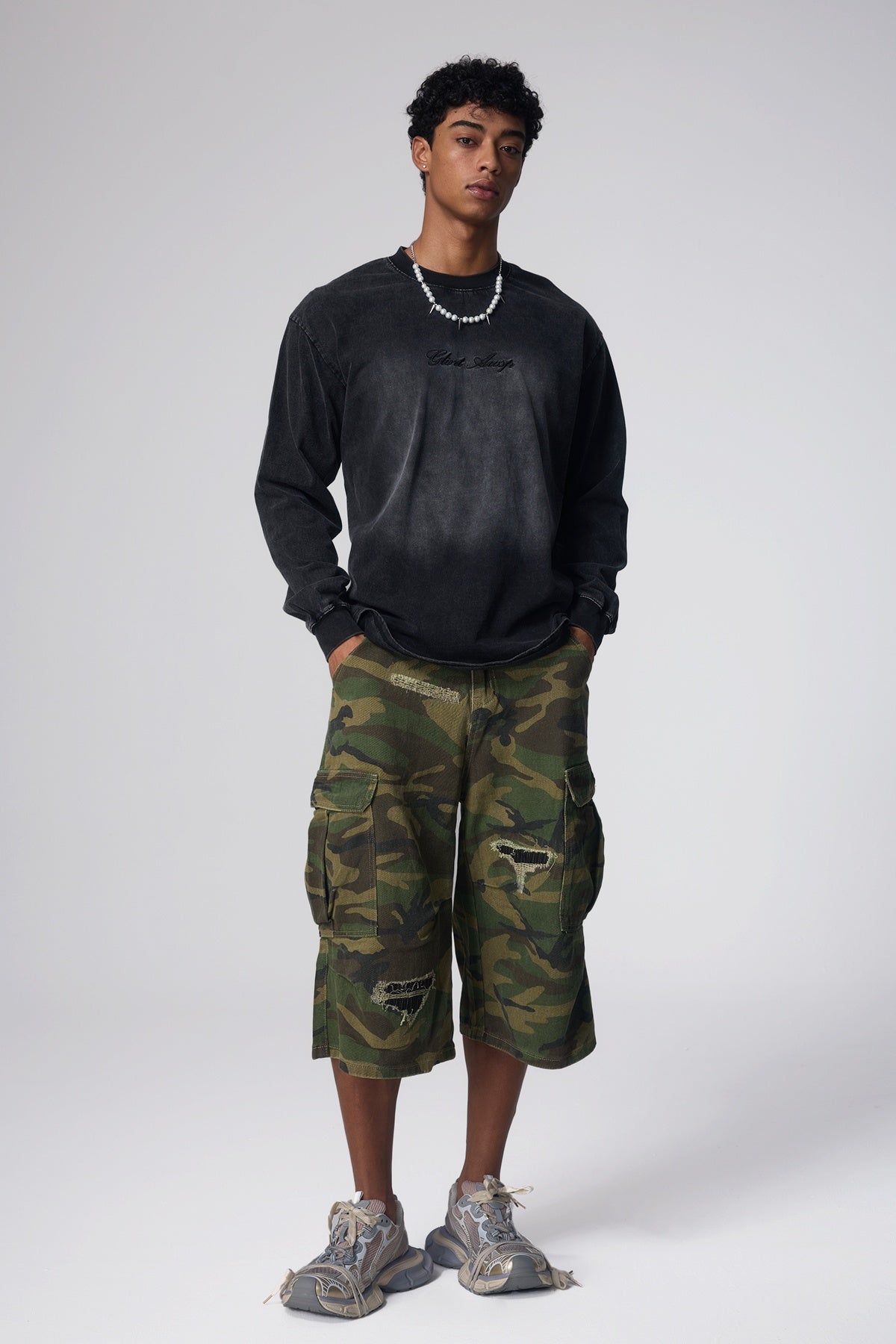 Pure Form Washed Long Sleeve Top