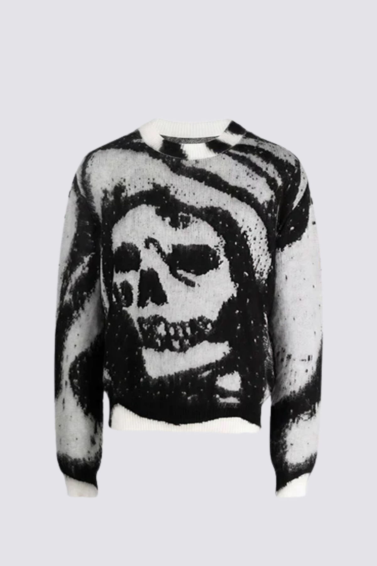 Pure Knit Jacquard Long Sleeve Top