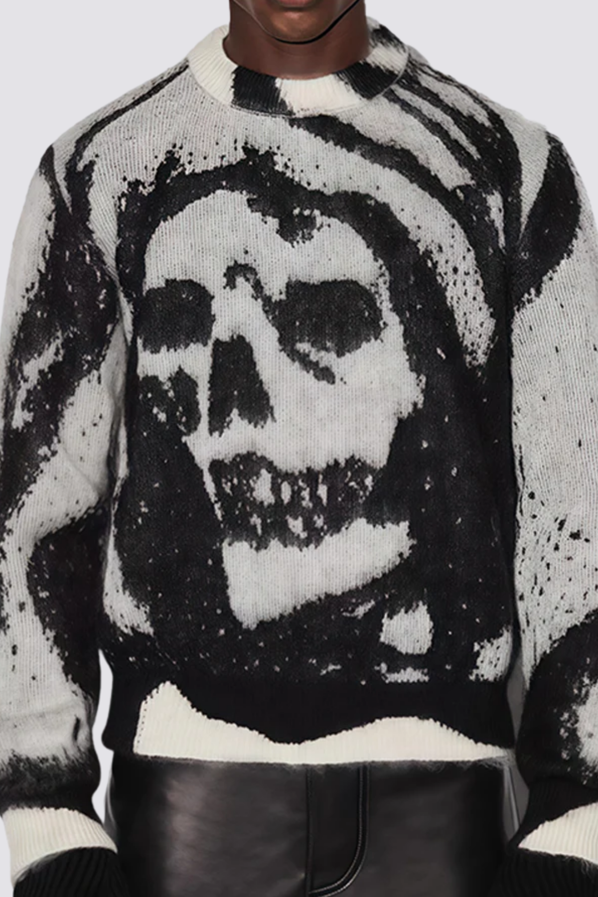 Pure Knit Jacquard Long Sleeve Top