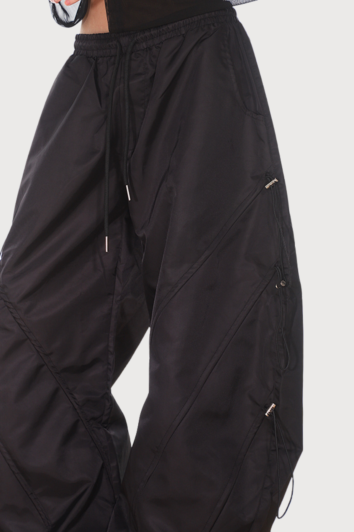 Pure Motion Wide Leg Drawstring Pants