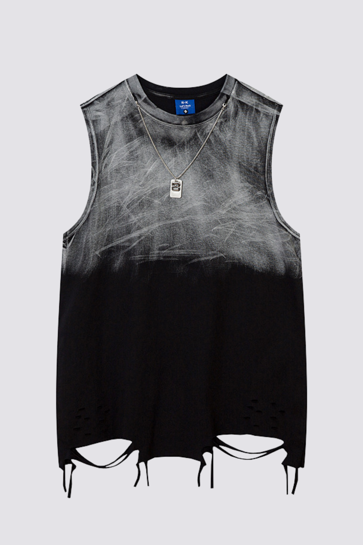Quiet Drift Ripped Sleeveless Top