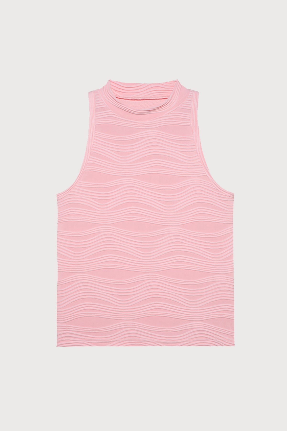 Quiet Voice Embroidered Vest Pink