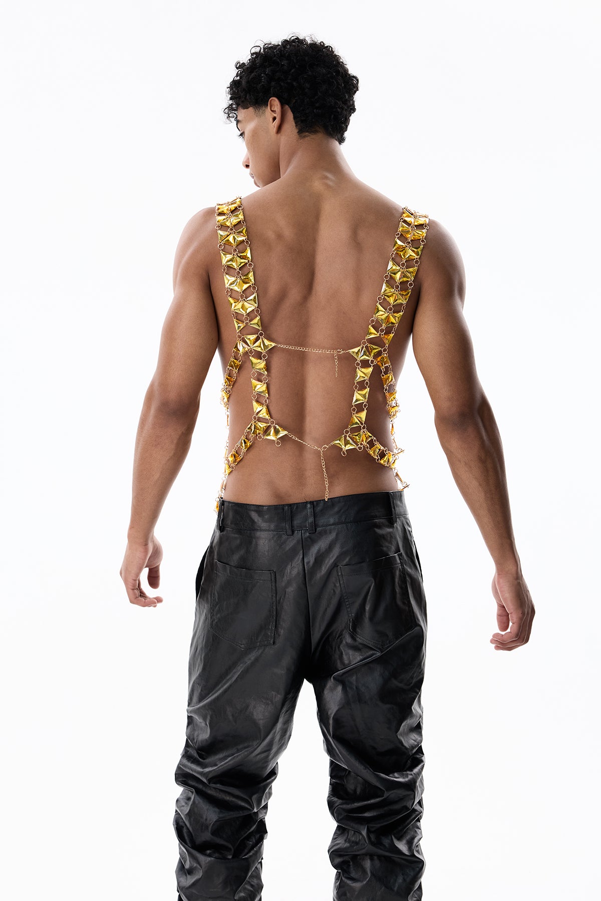 Radiant Gem Rhinestone Cutout Sleeveless Top