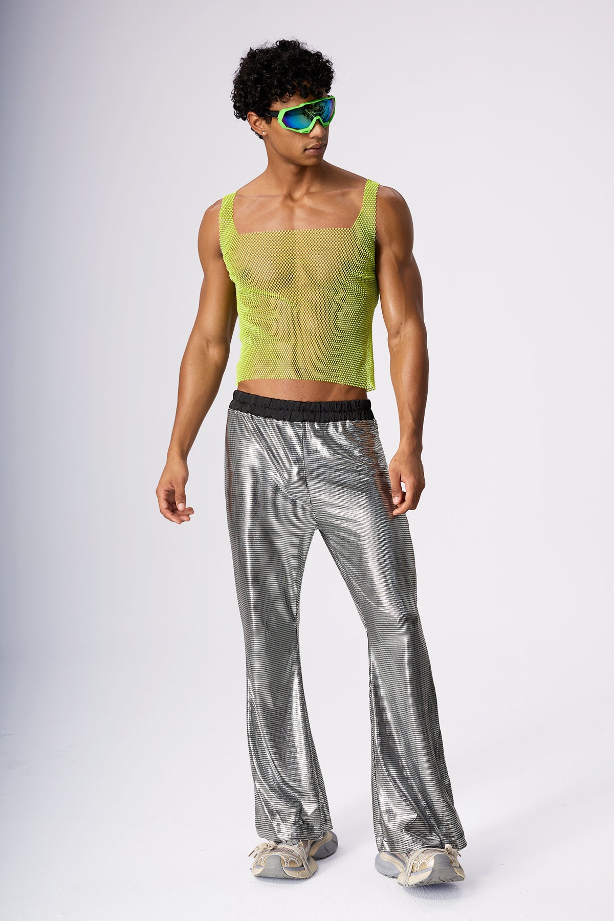 Radiant Spark Sequin Bootcut Pants