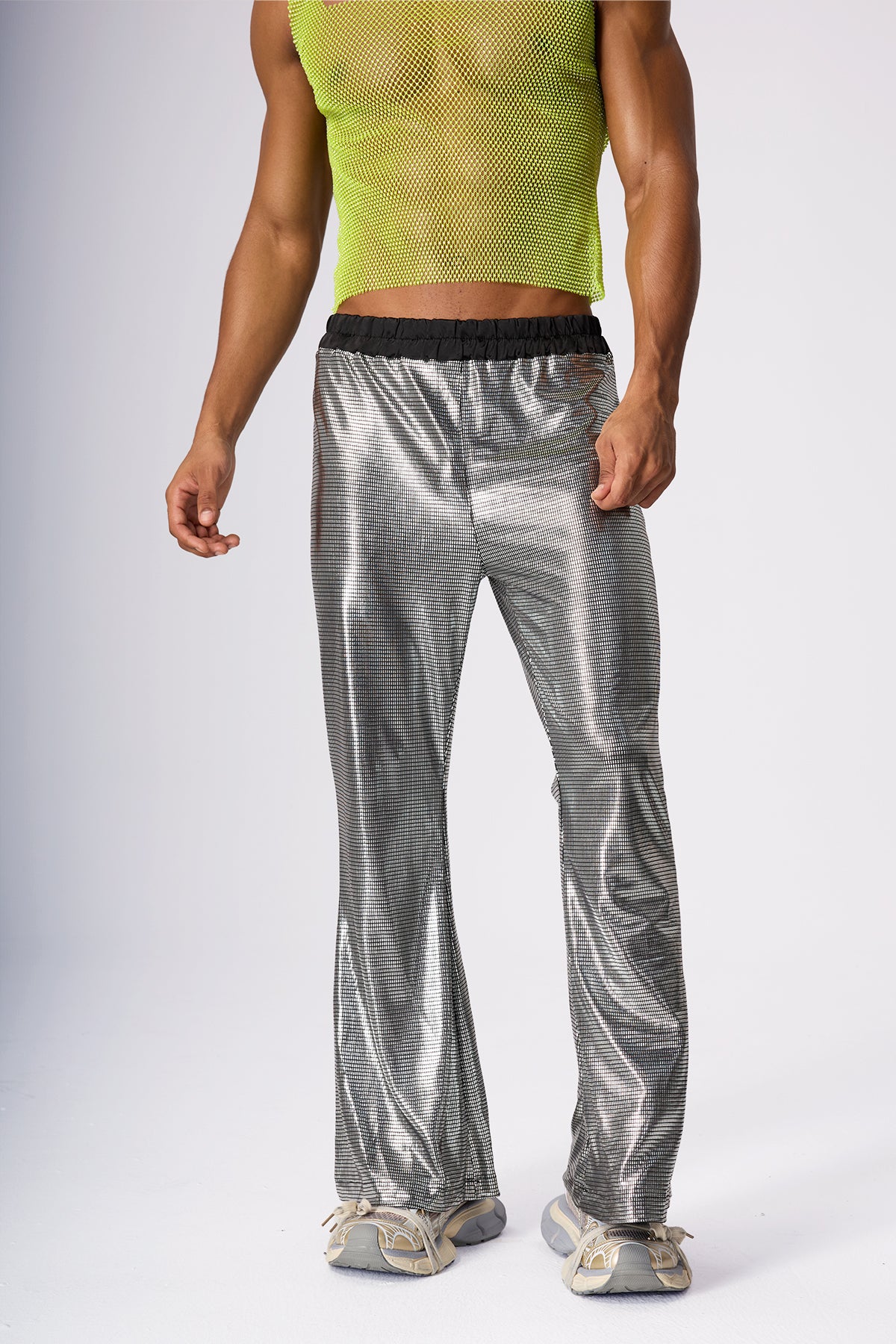 Radiant Spark Sequin Bootcut Pants