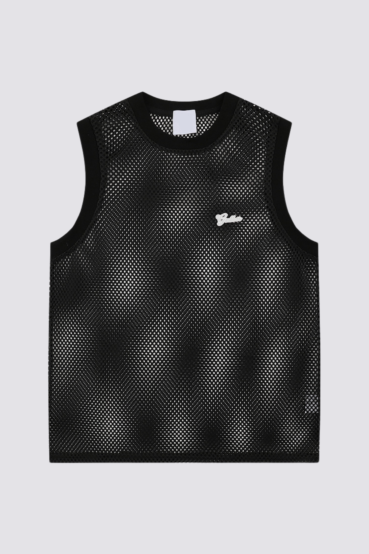 Raven Sheet Cutout Sleeveless Top Black