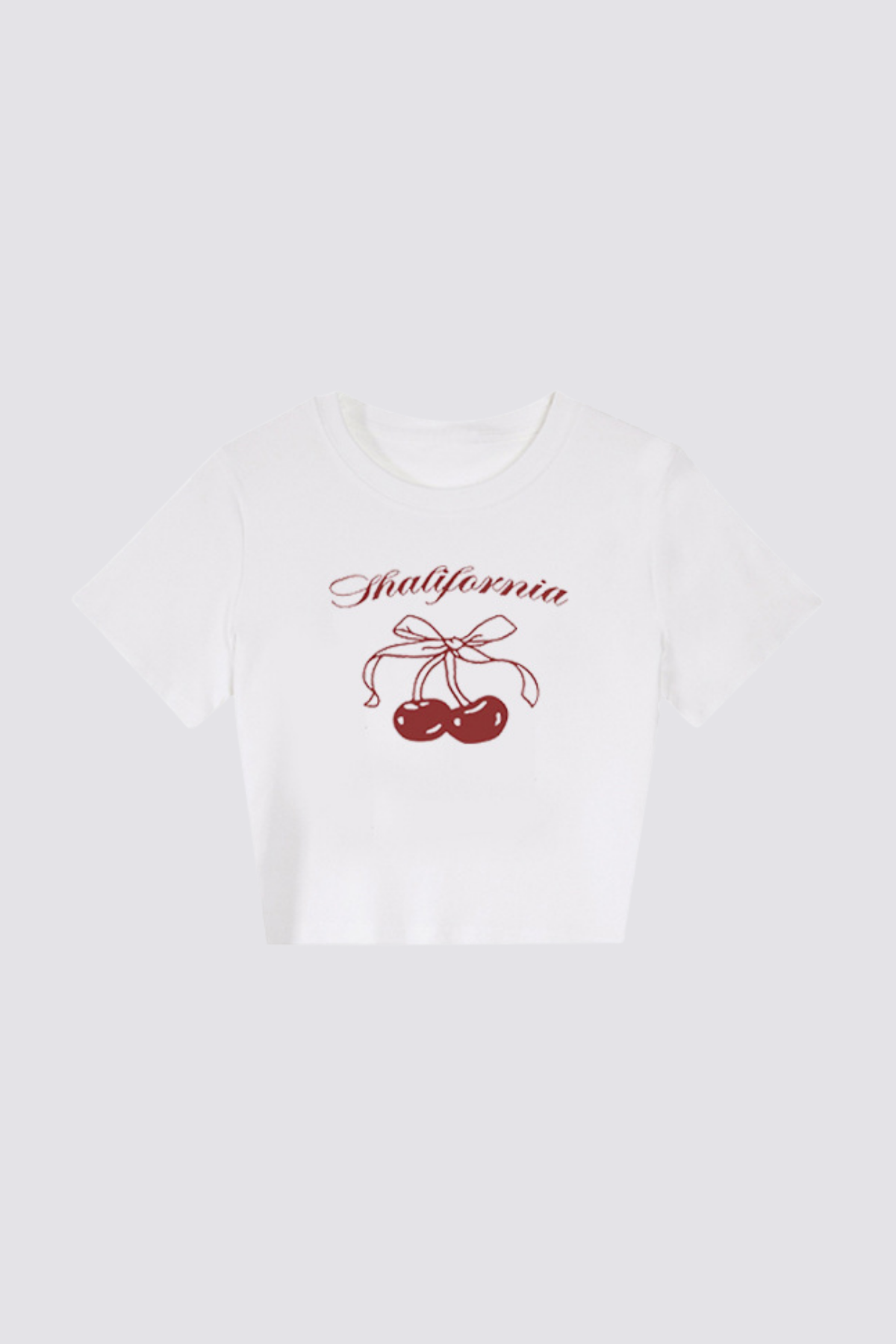 Raw Concrete Print Crop Top