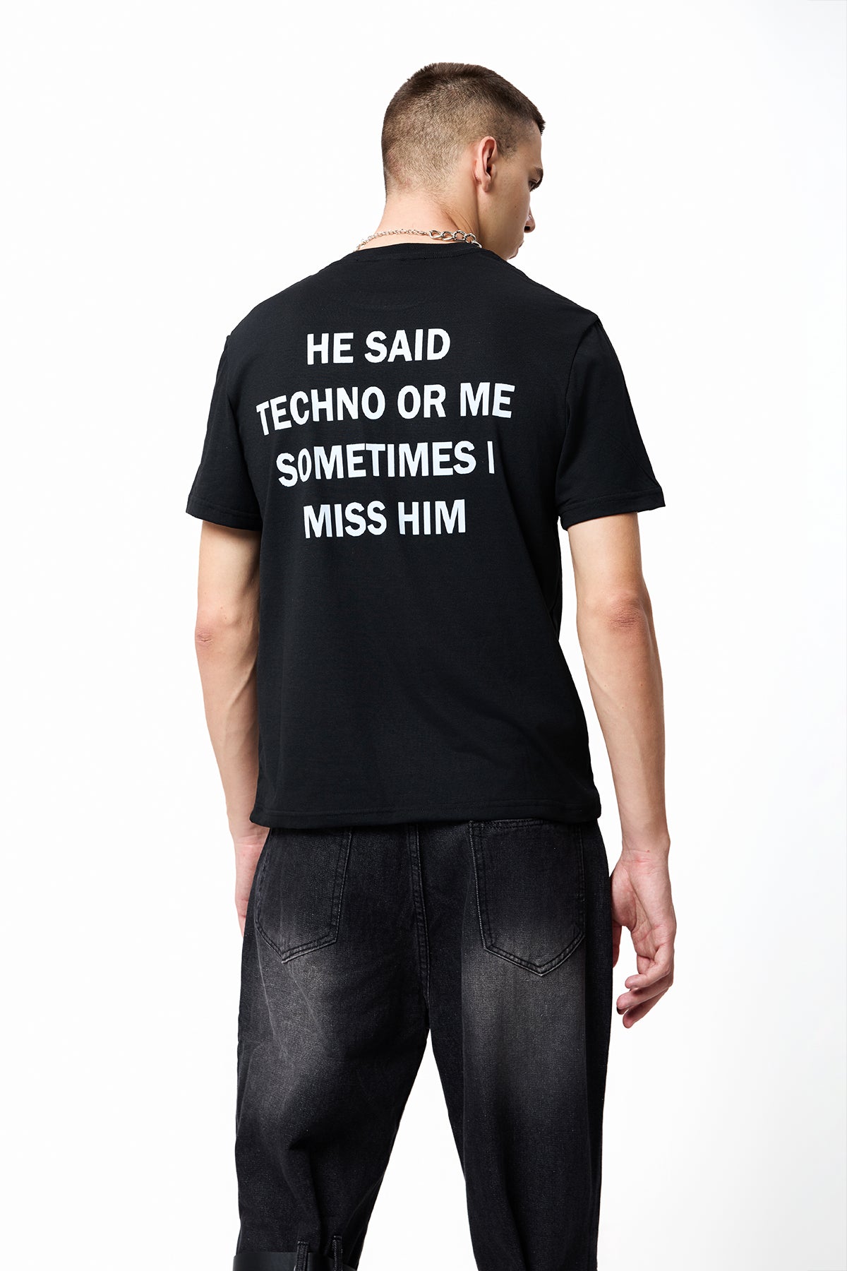 Raw Echo Printed Letter Top