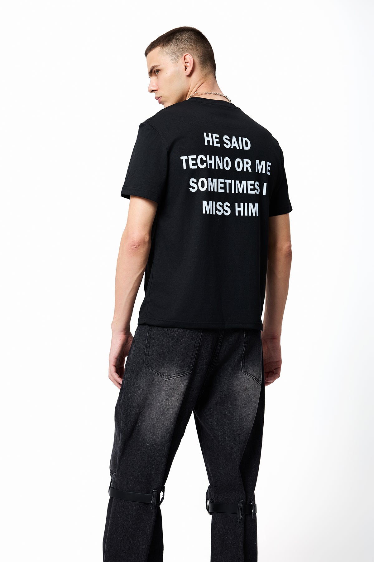 Raw Echo Printed Letter Top