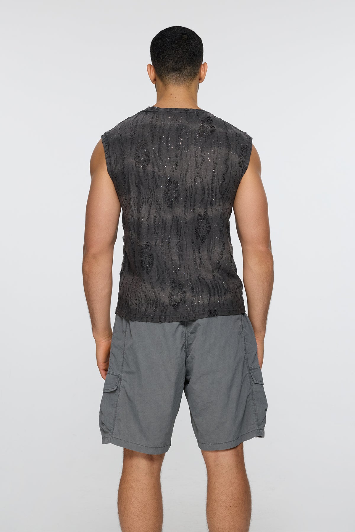 Raw Matter Ripped Sleeveless Top