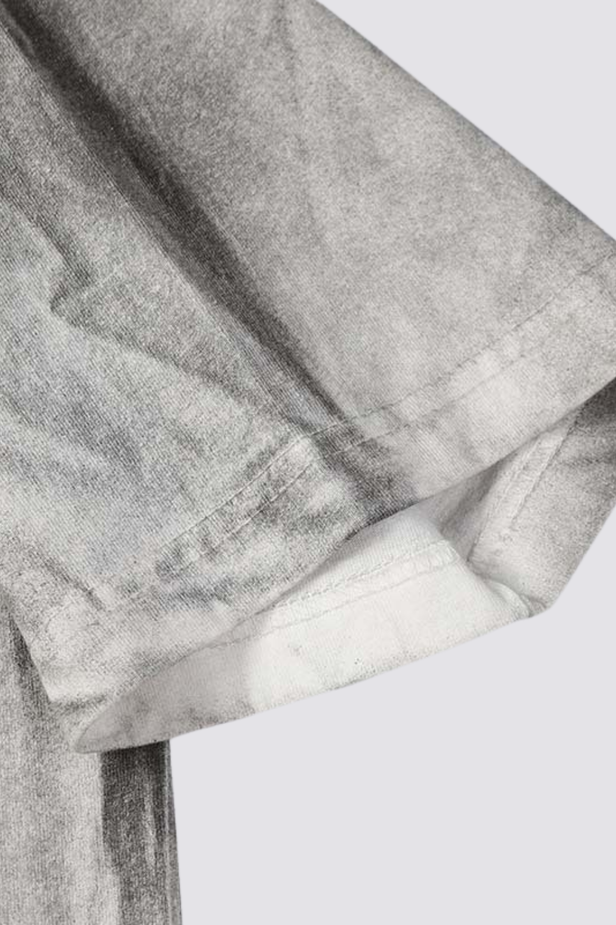 Raw Shape Print Top Grey