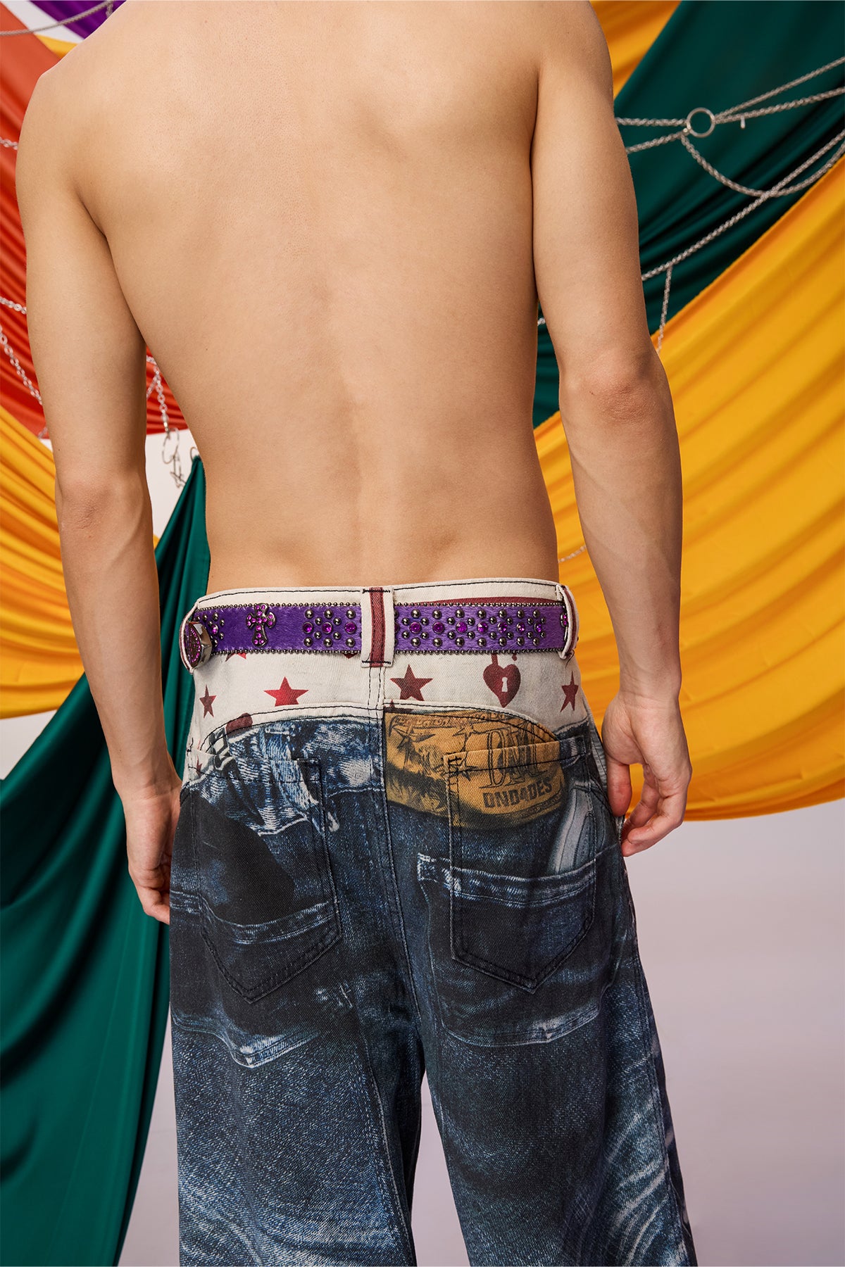 Rebel Chain Rhinestone Belt