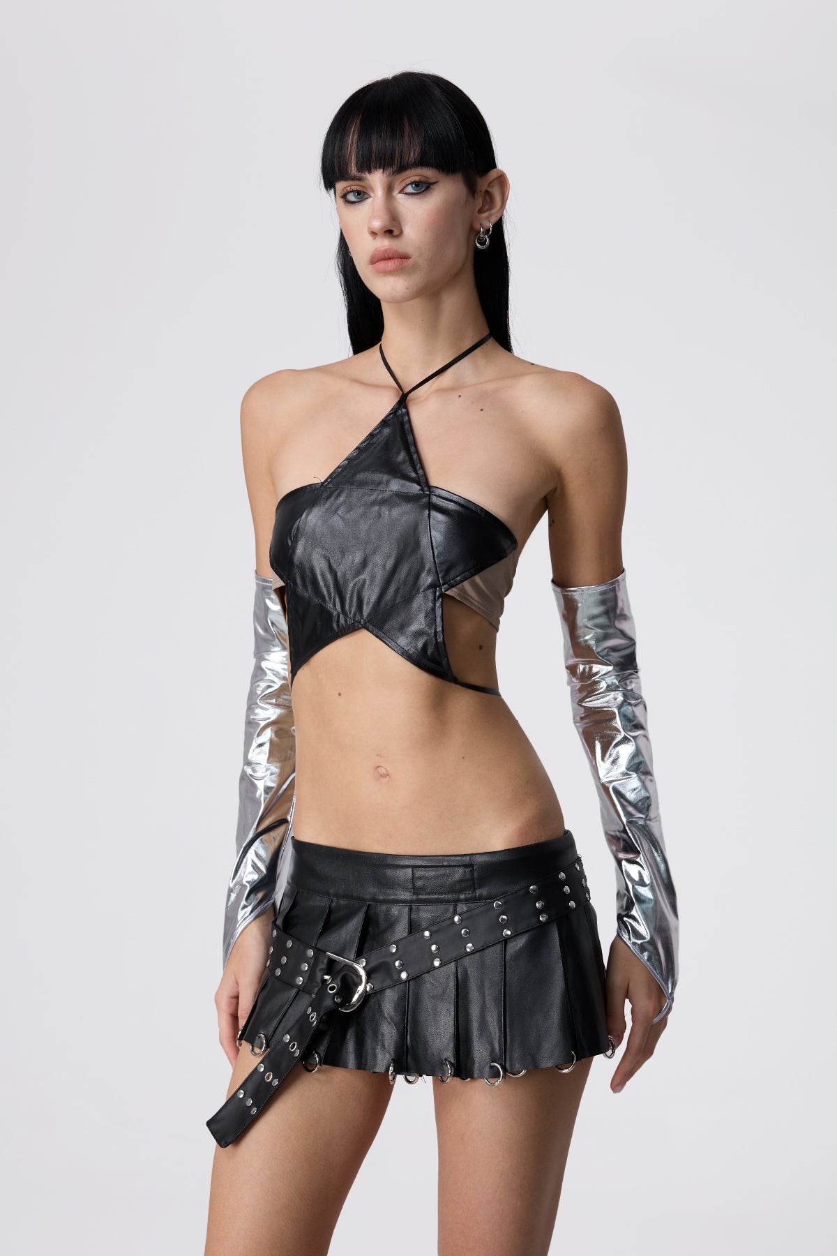 Reflect Shine Leather Gloves