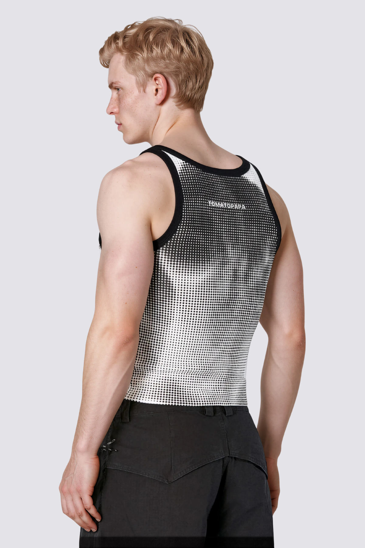 Released Line Dot Tank Top