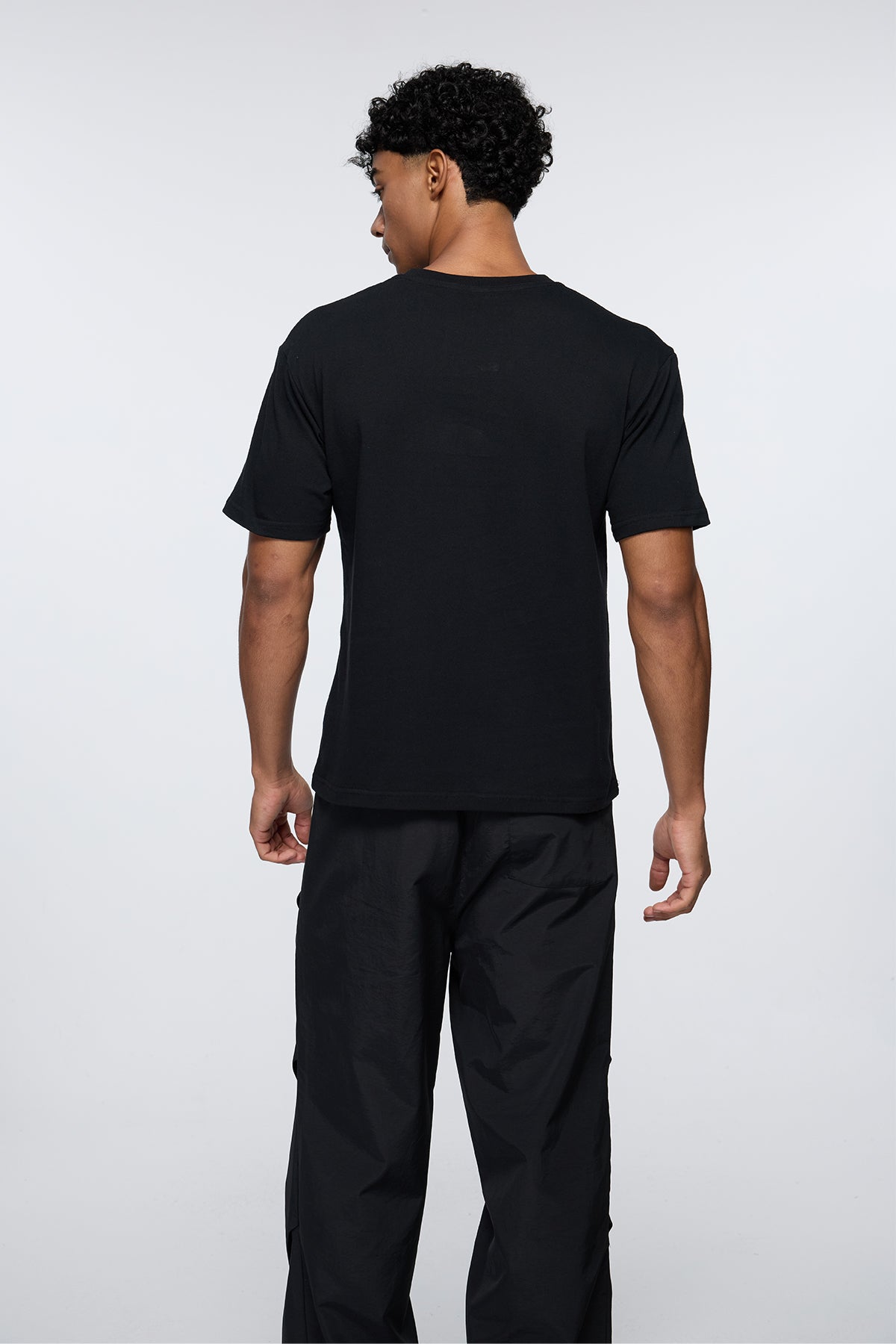 Reverse Stripe Print T-Shirt