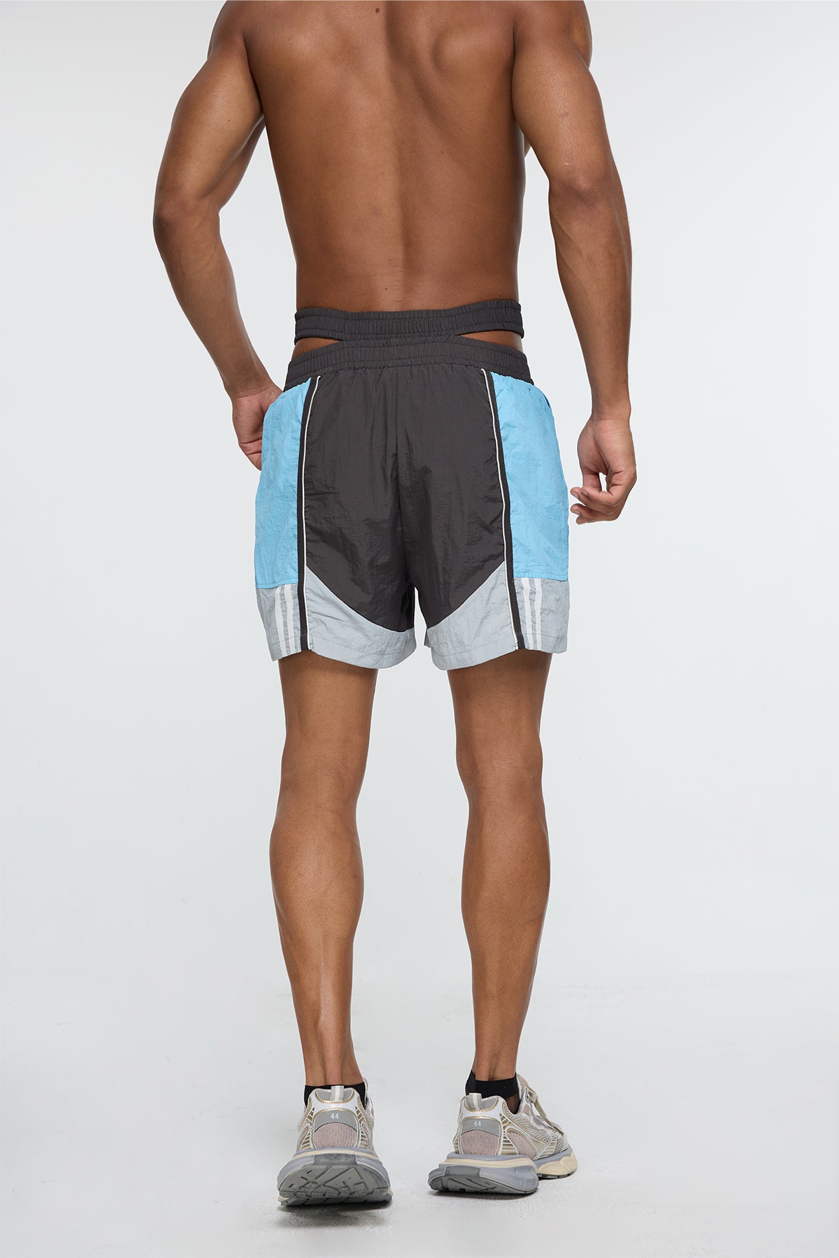 Rigid Split Print Shorts