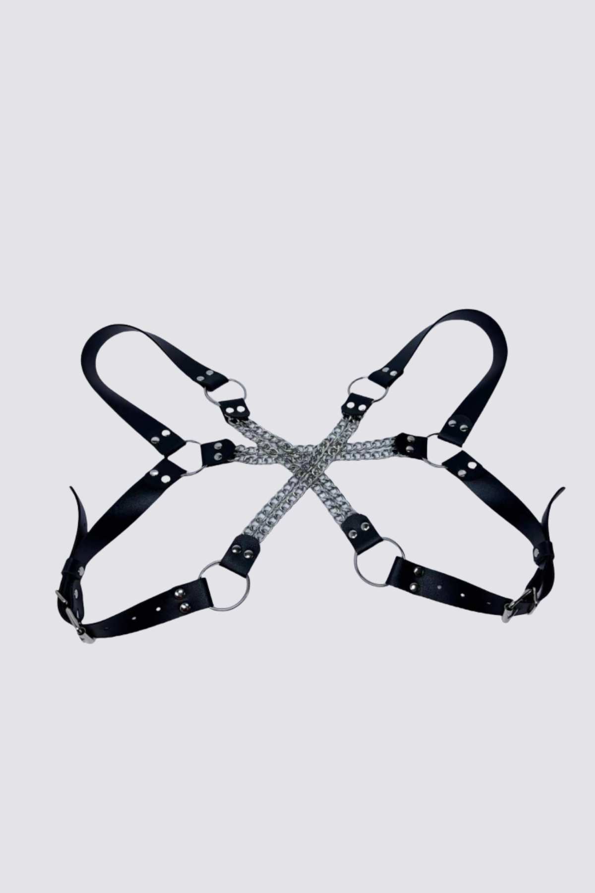 Rusted Veil Leather Chest Strap