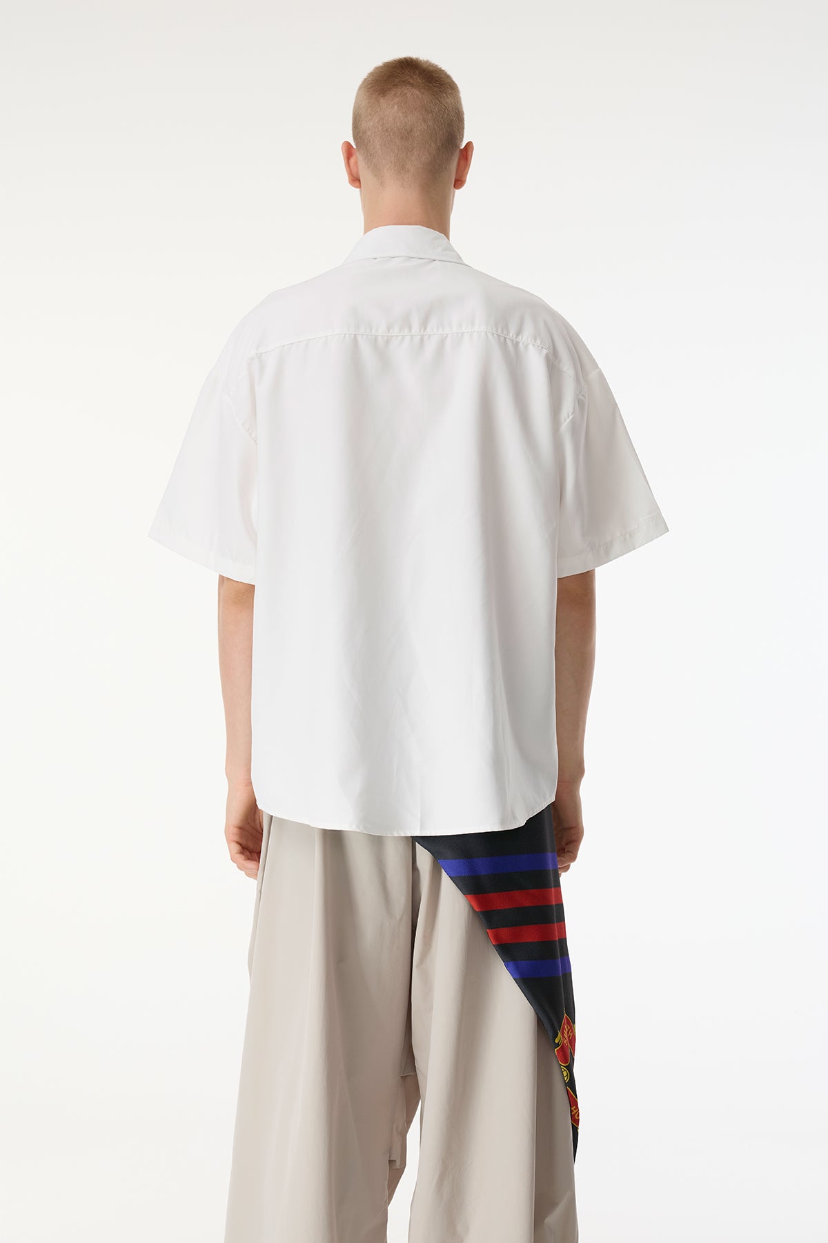 Sable Thread Embroidered Flower Shirts