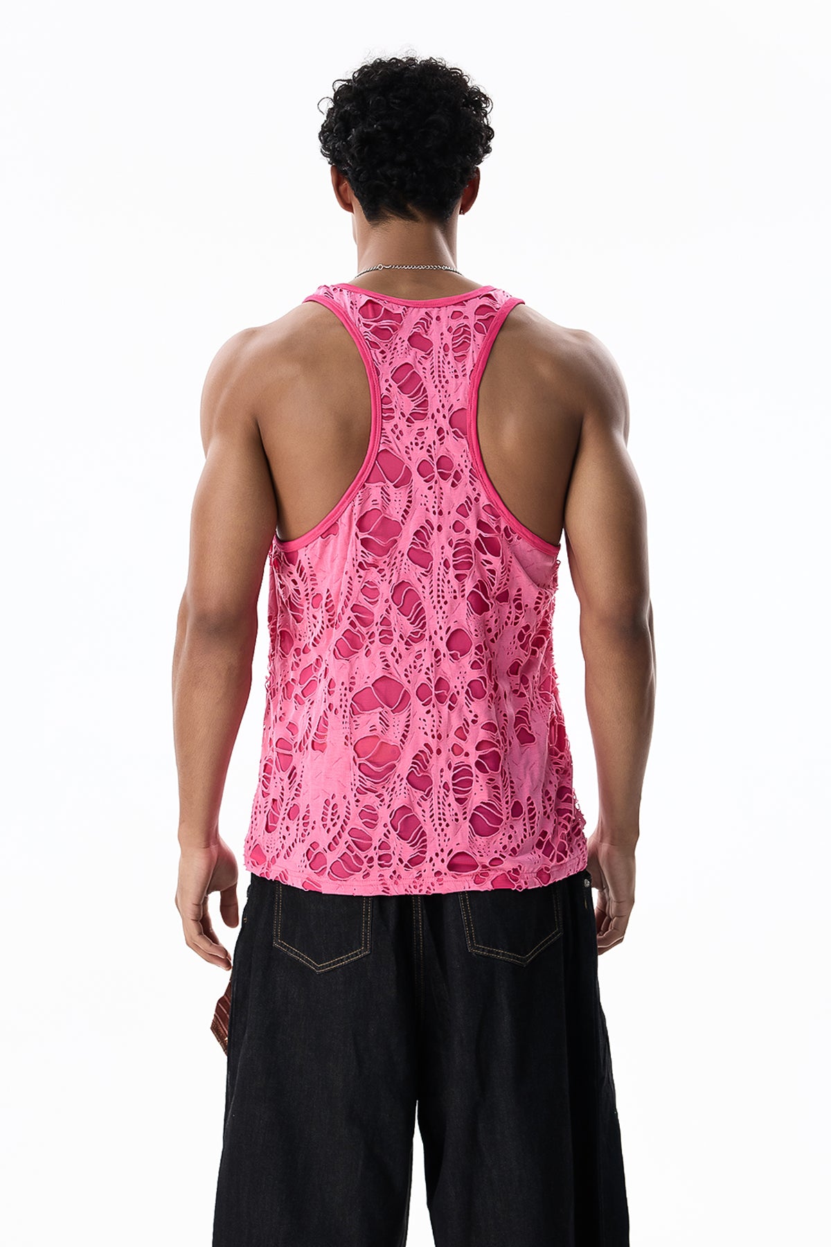 Sable Veil Ripped Top