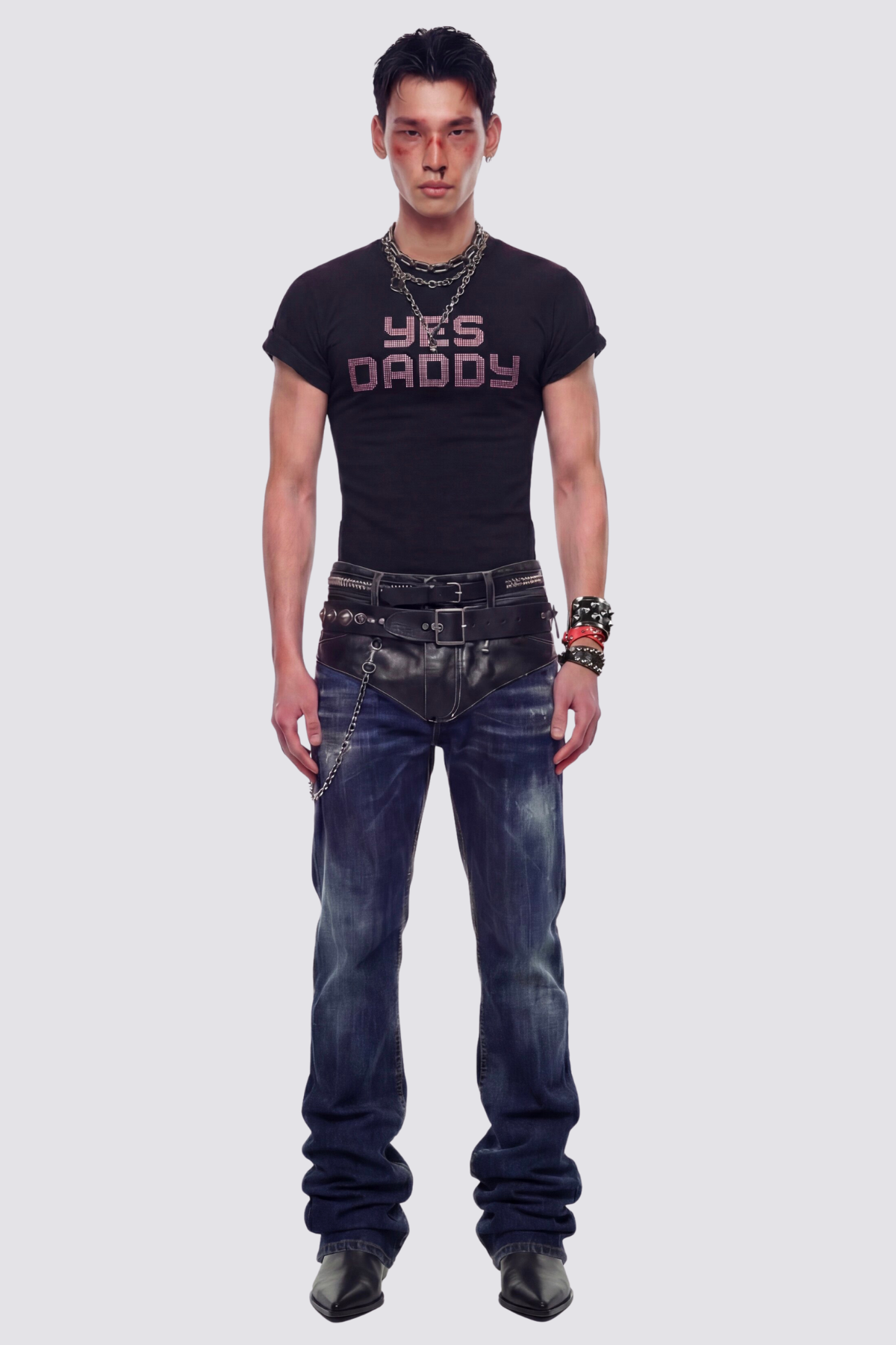 Savage Doctrine Rhinestone T Shirt