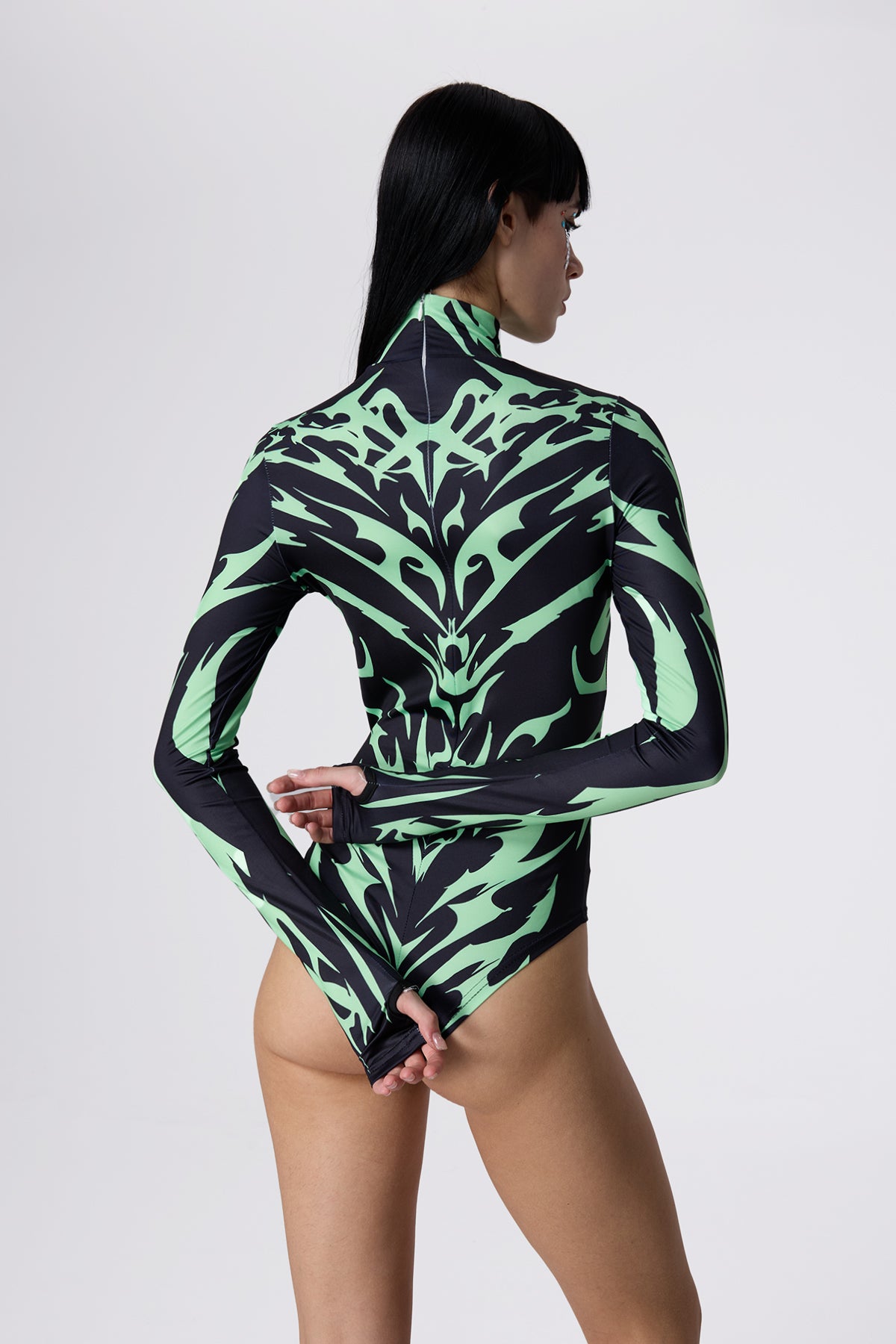 Savage Fit Print Long Sleeve Bodysuit