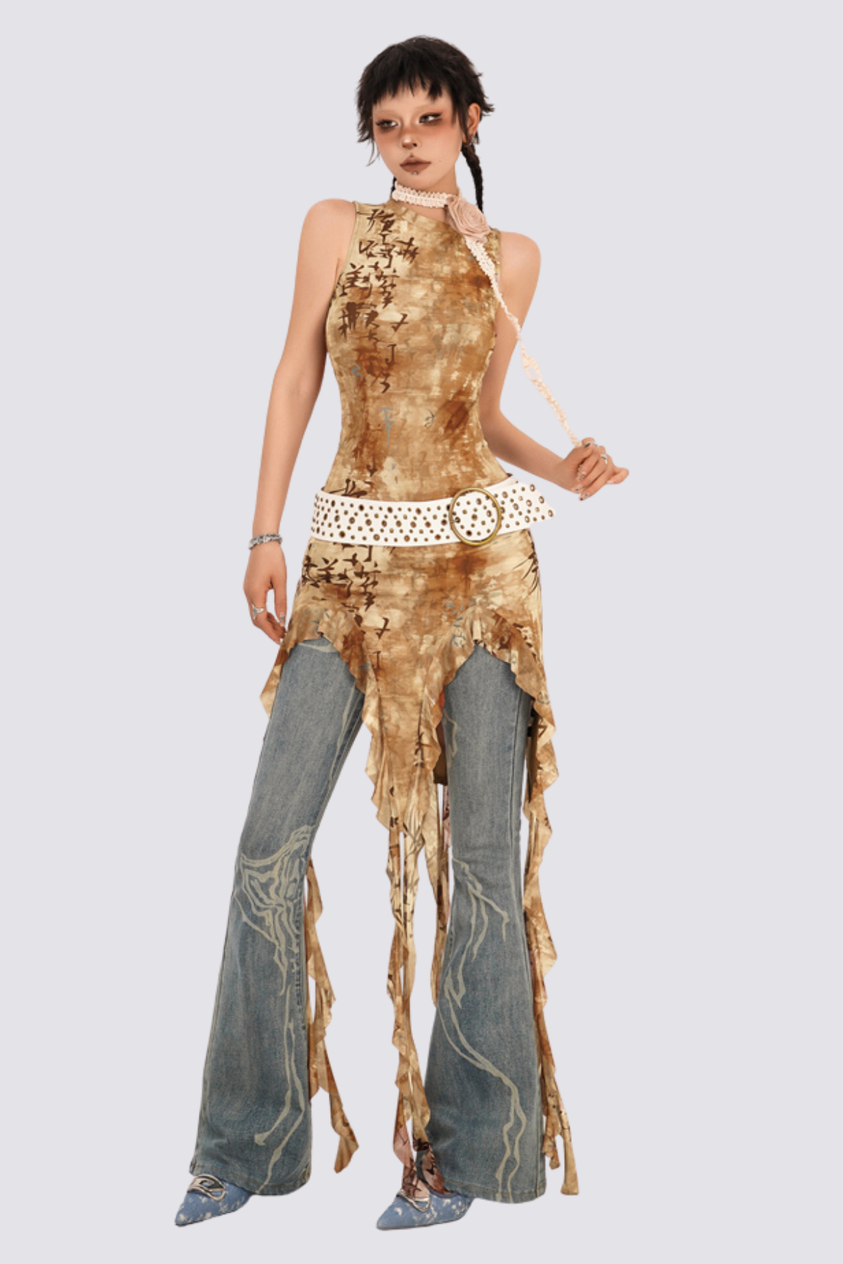 Shade Drift Split Mini Dress