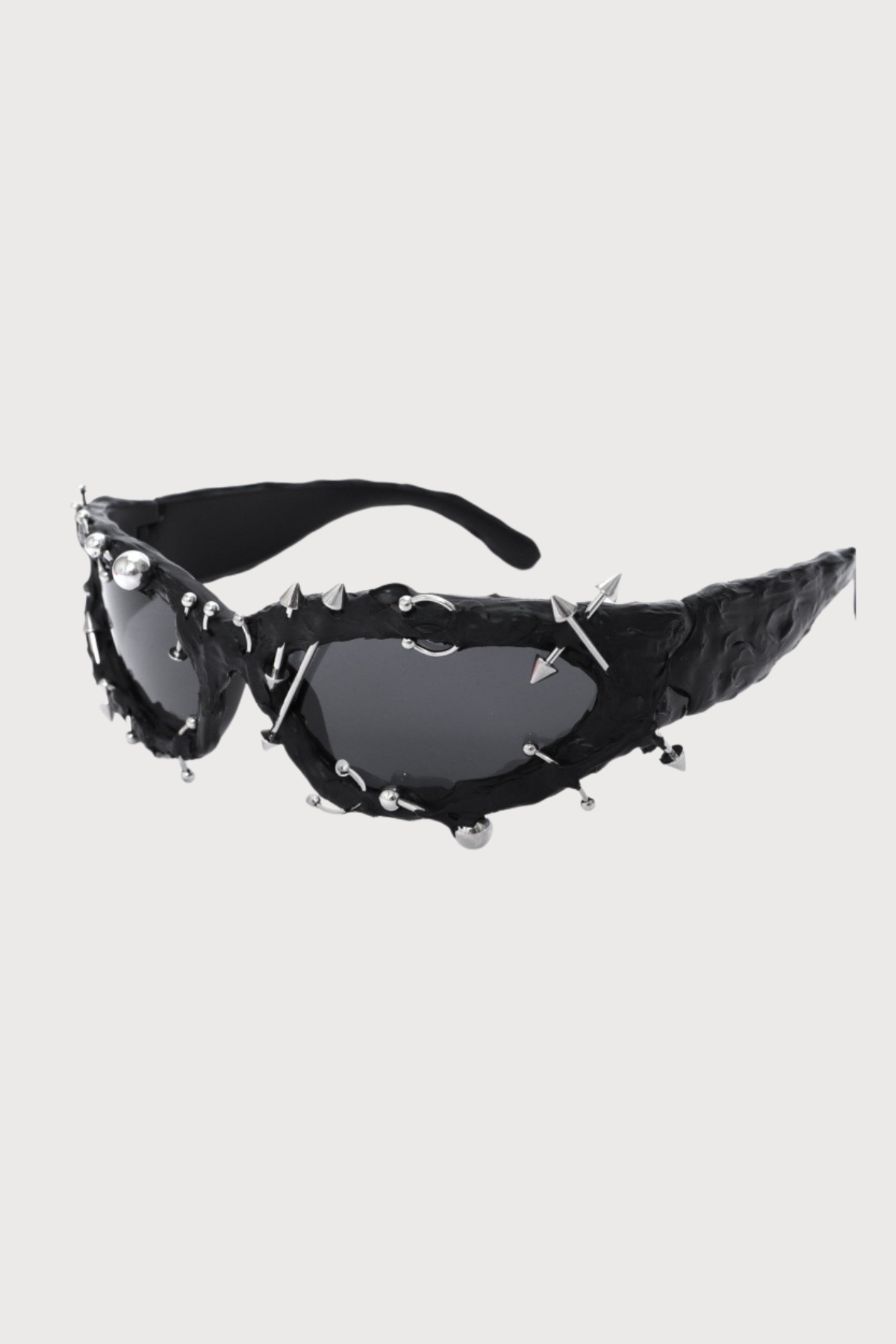 Shade Lens Rivet Sunglasses Black