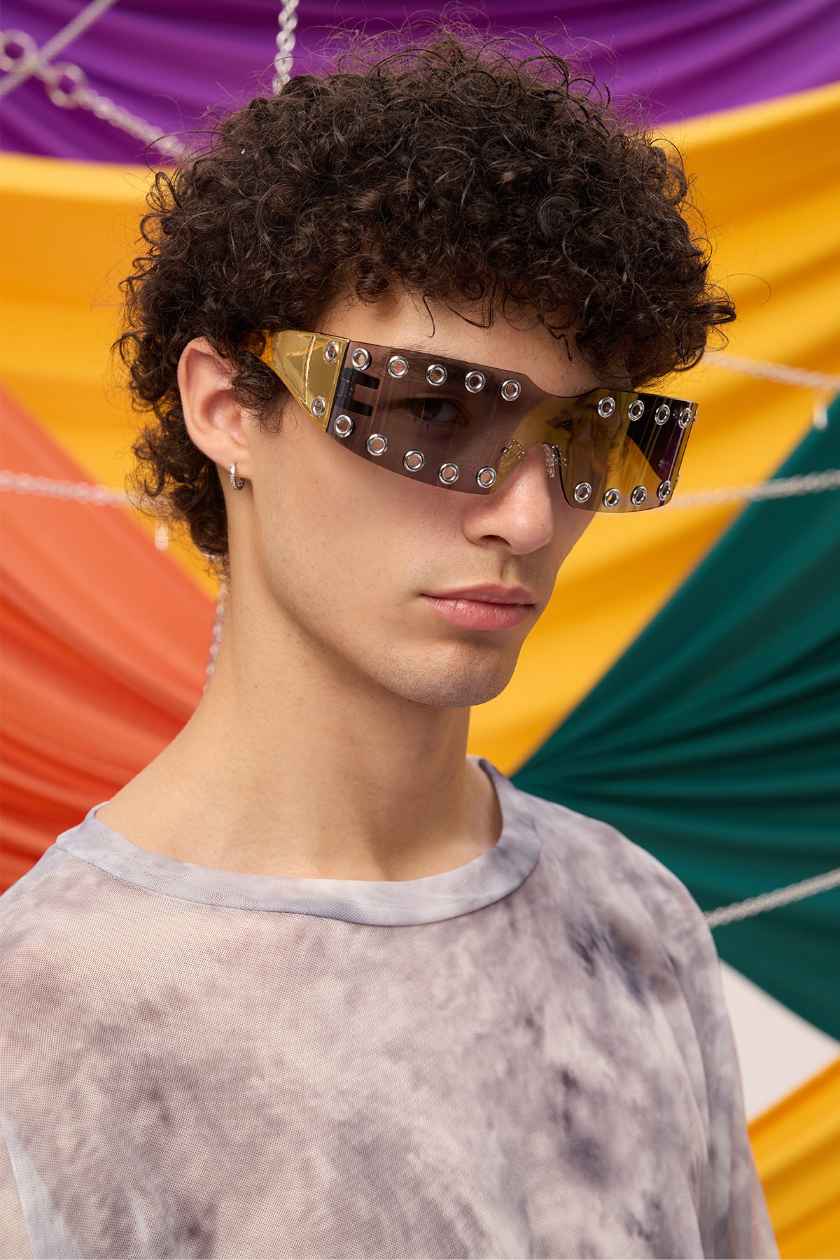 Shaded Glow Punk Sunglasses