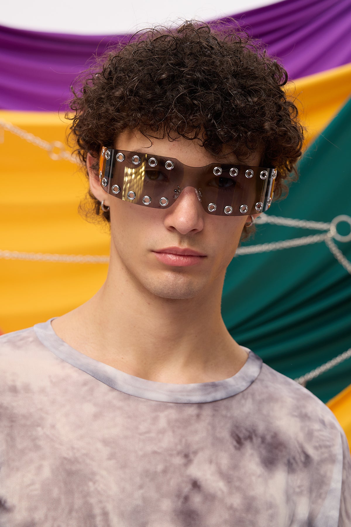 Shaded Glow Punk Sunglasses