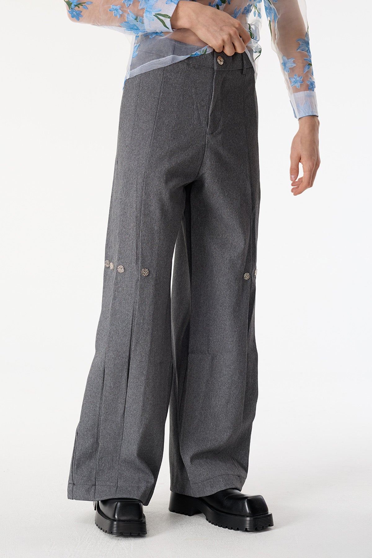 Shadow Line Straight Pants