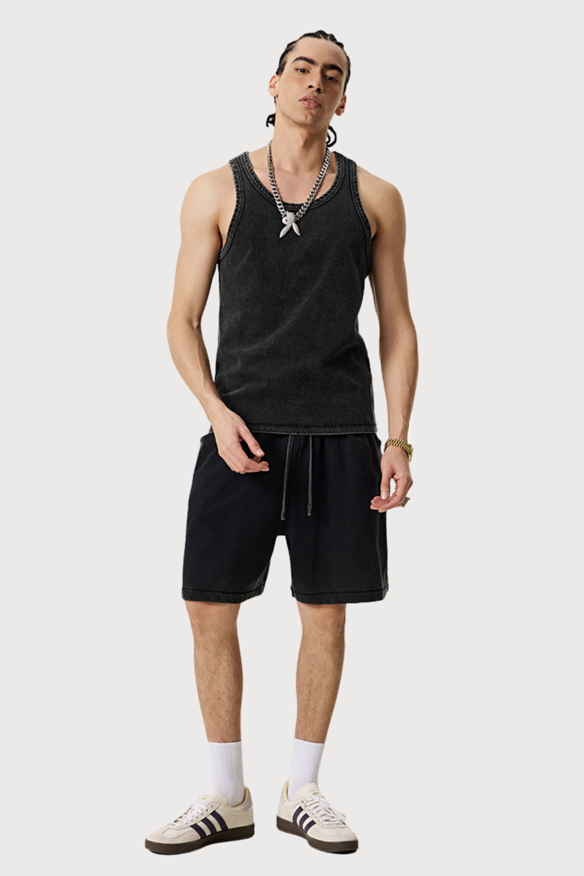 Shadow Mood Retro Sleeveless Top