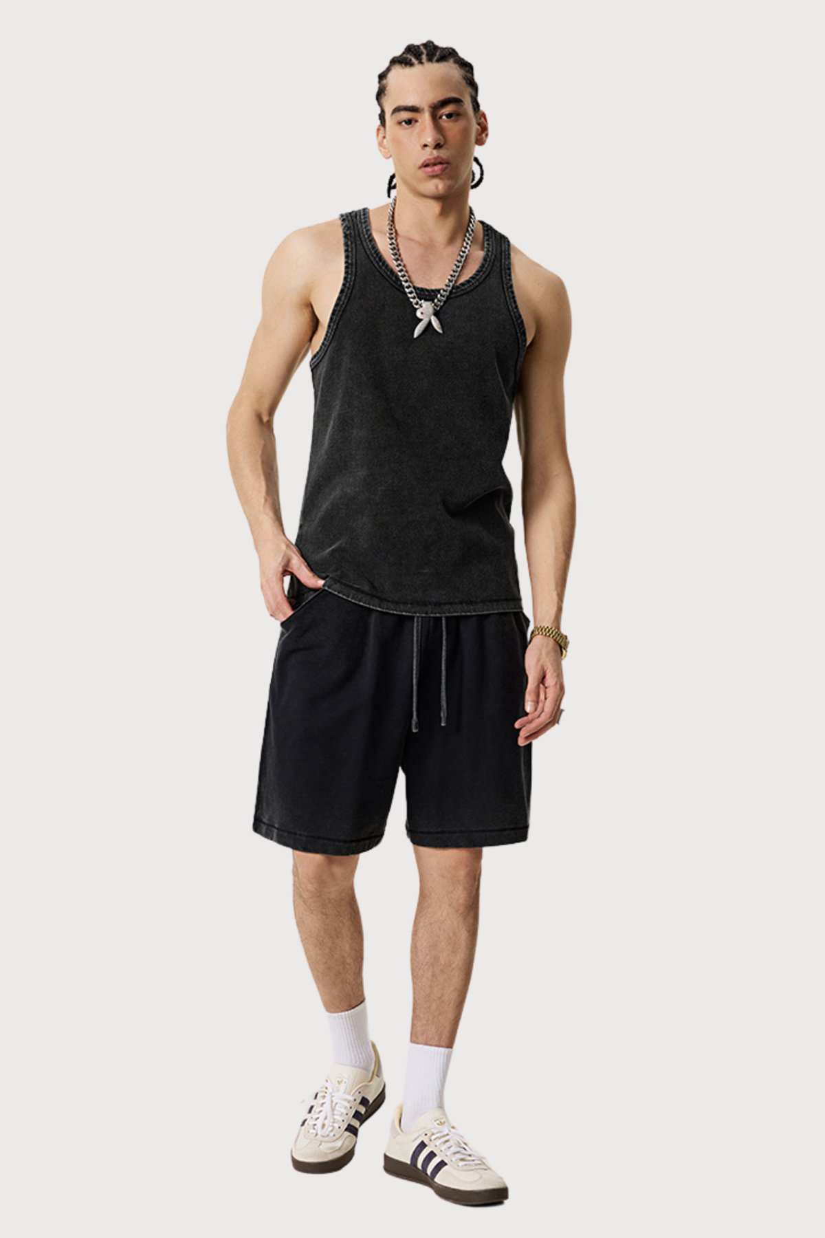 Shadow Mood Retro Sleeveless Top