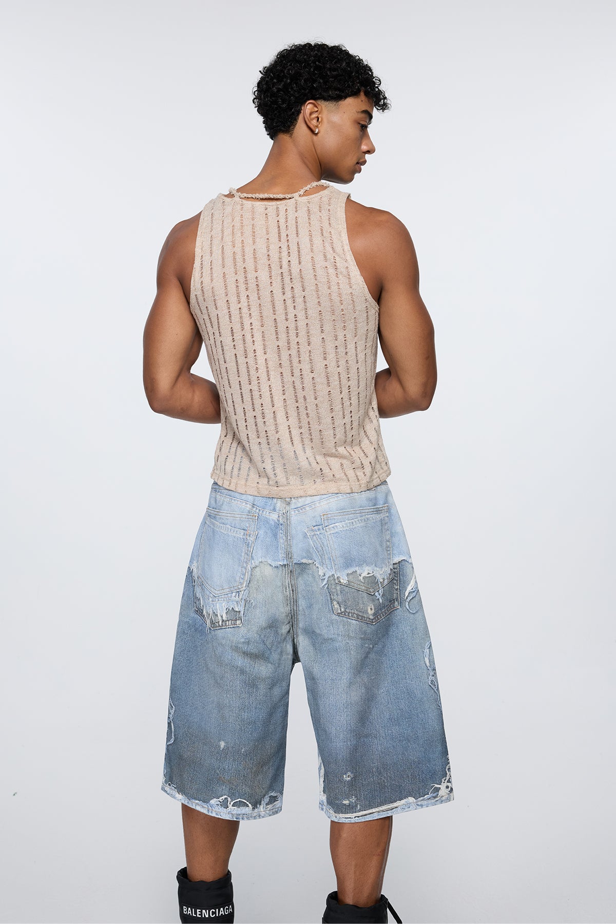 Shadow Rib Knit Tank Top