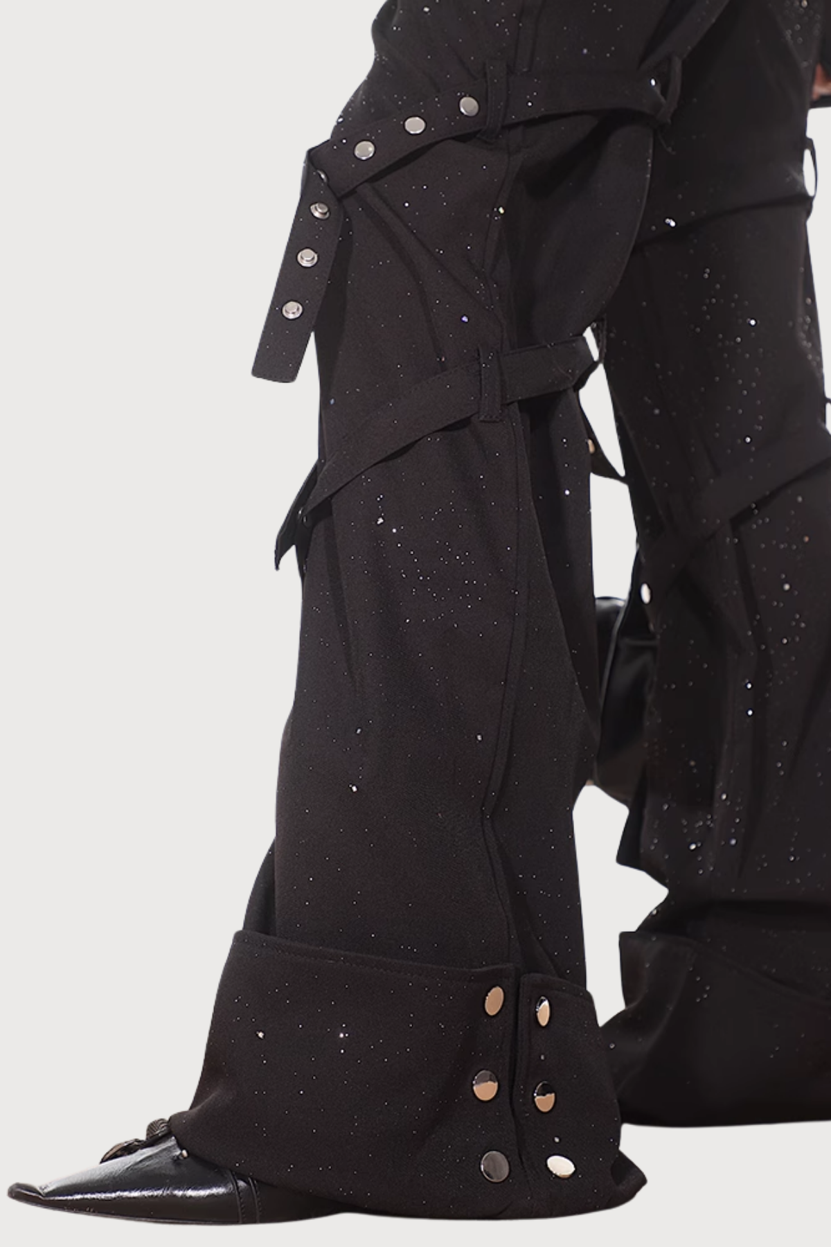 Sharp Form Draped Wide Leg Pants