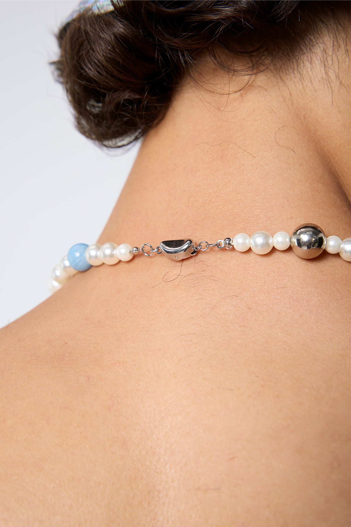 Sheen Combine Beaded Necklace