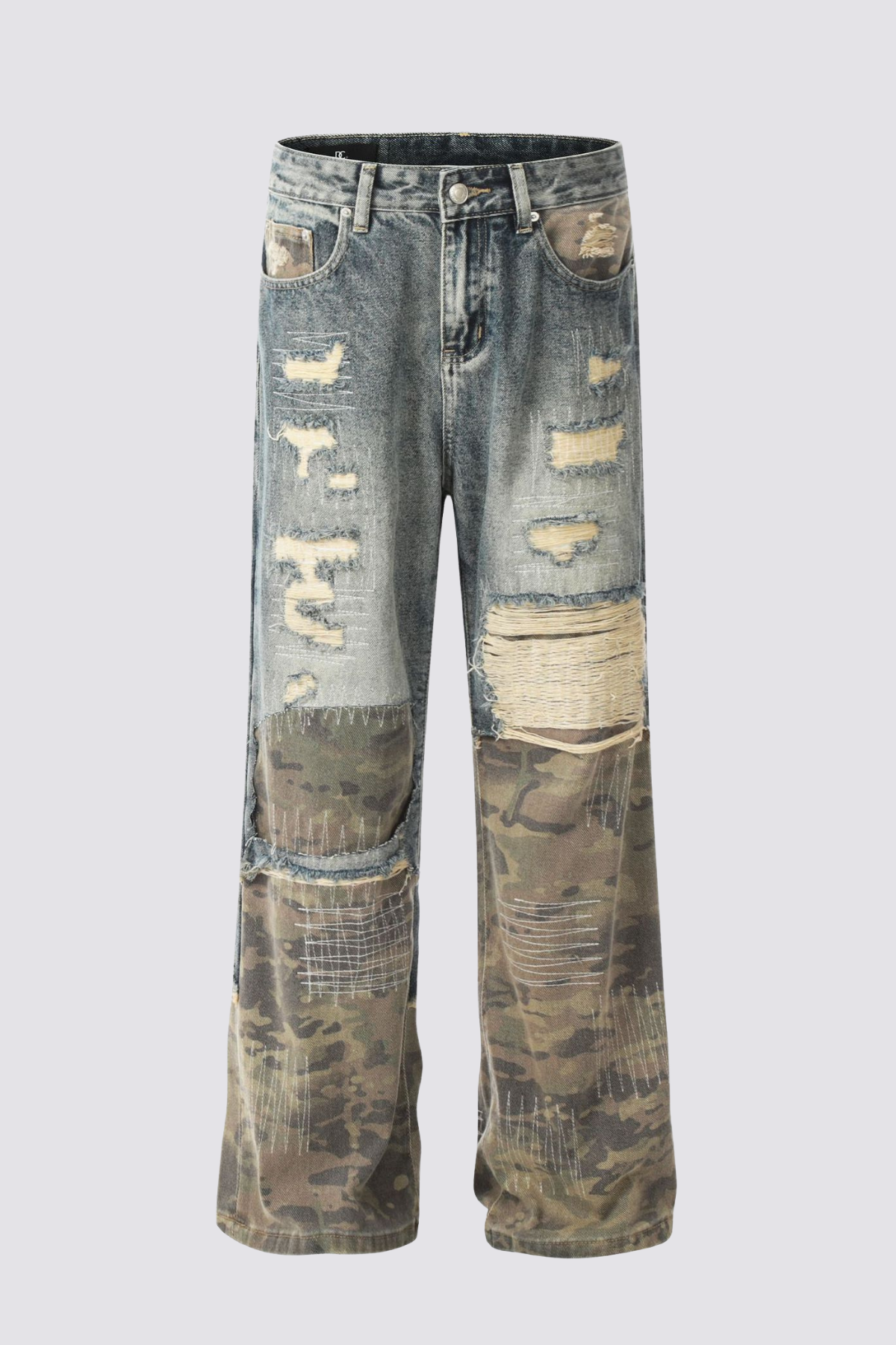 Shift Void Straight Ripped Jeans