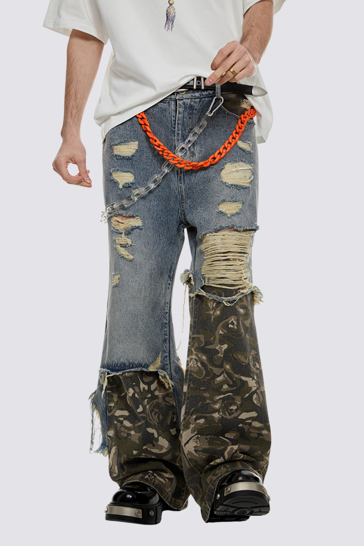 Shift Void Straight Ripped Jeans