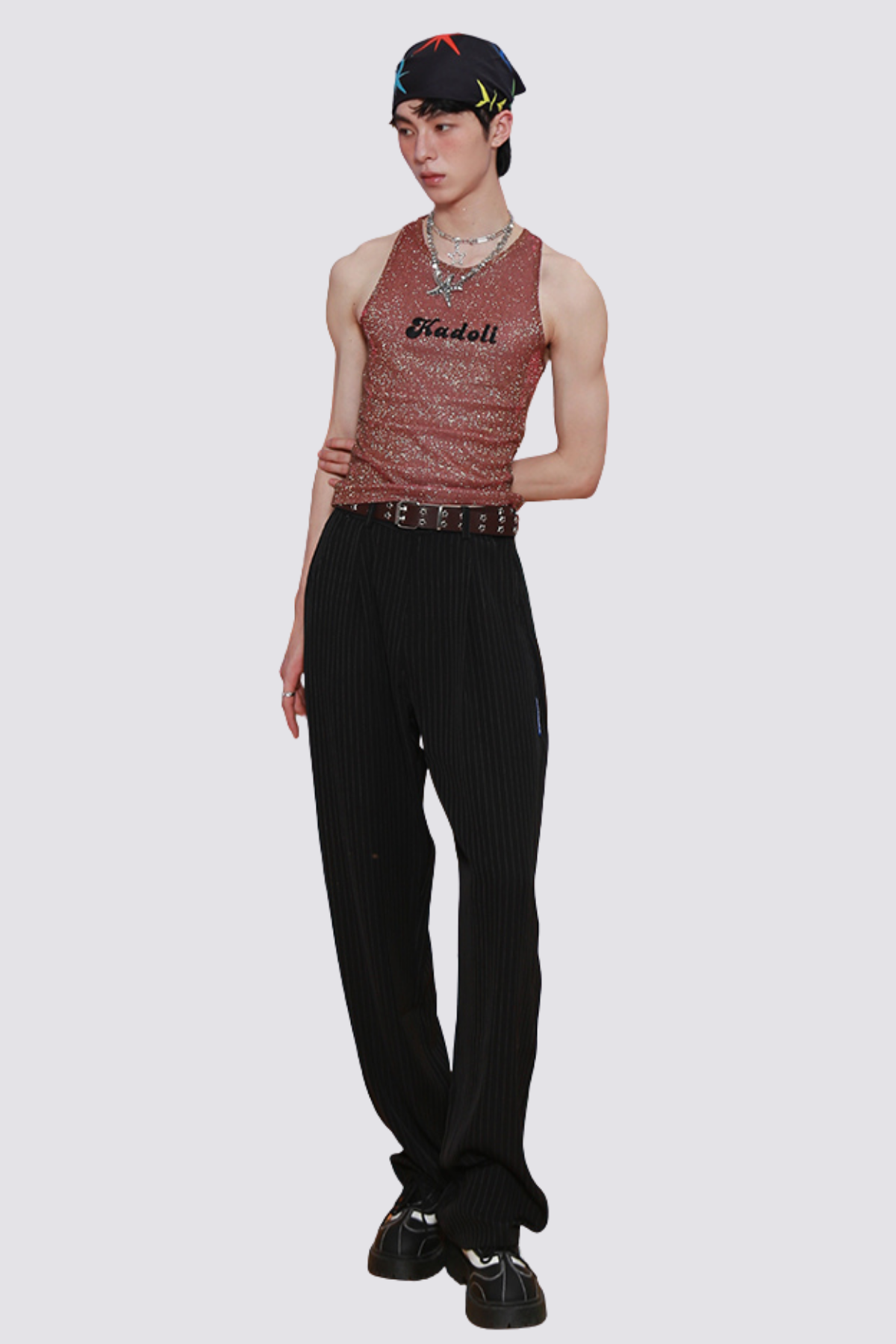 Shine Ray Glitter Sleeveless Top