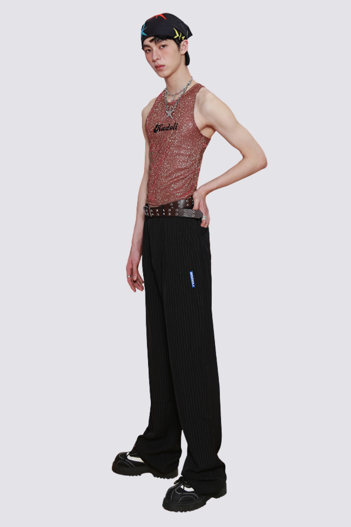 Shine Ray Glitter Sleeveless Top