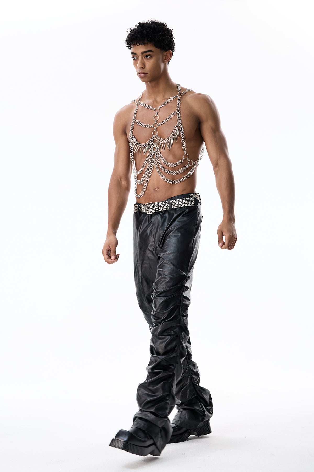 Shining Crown Fringe Halter Neck Top