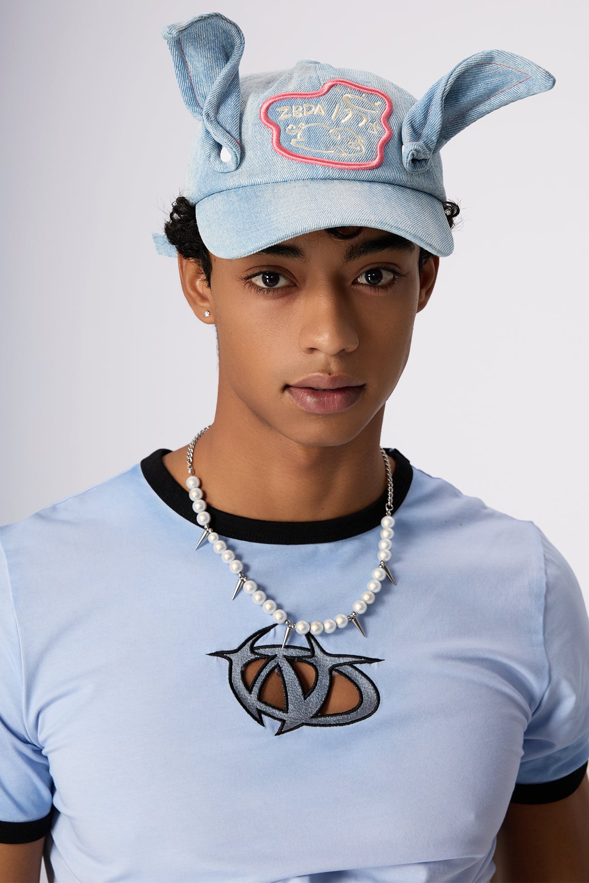 Signal Fold Letter Denim Hat