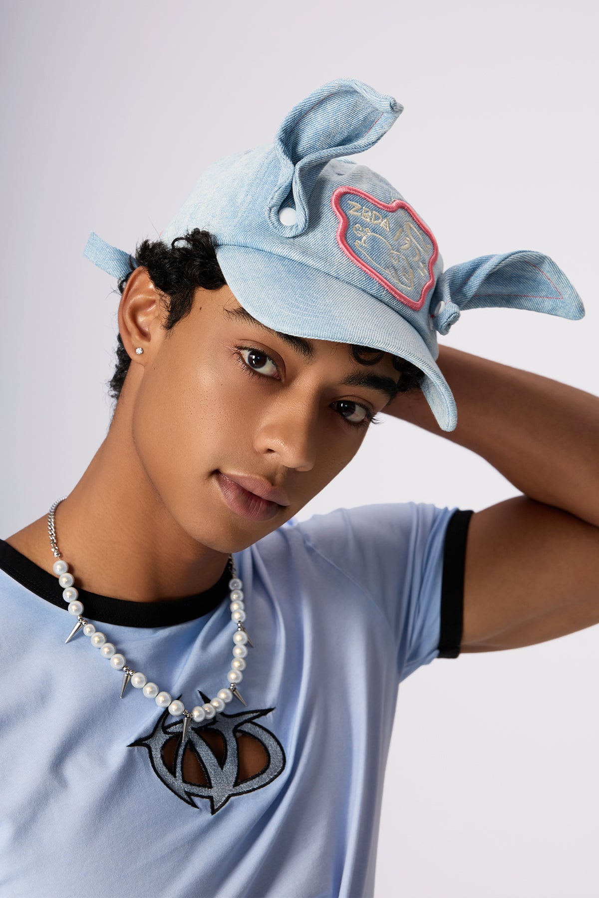 Signal Fold Letter Denim Hat