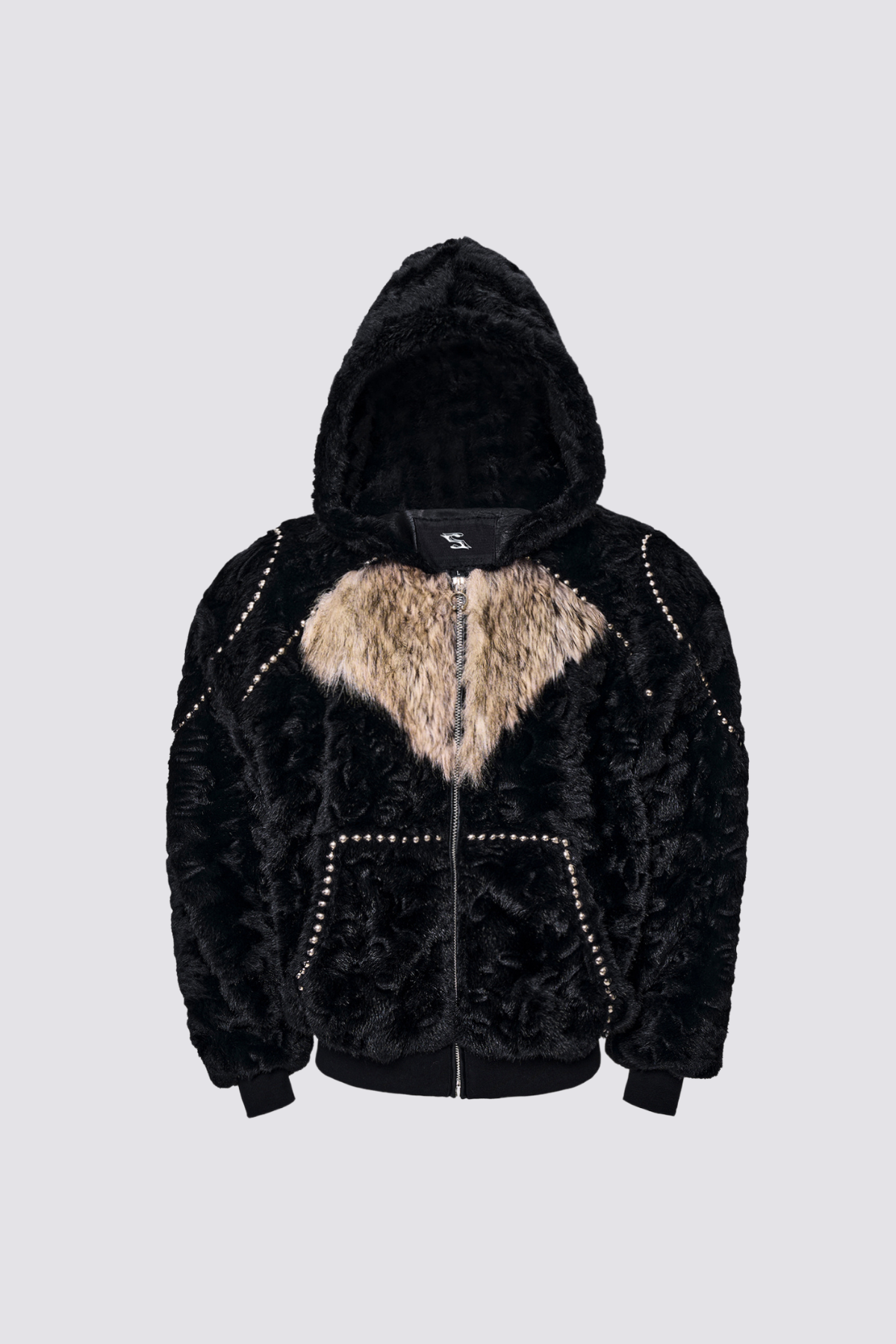 Silent Shroud Fur Long Sleeve Jacket