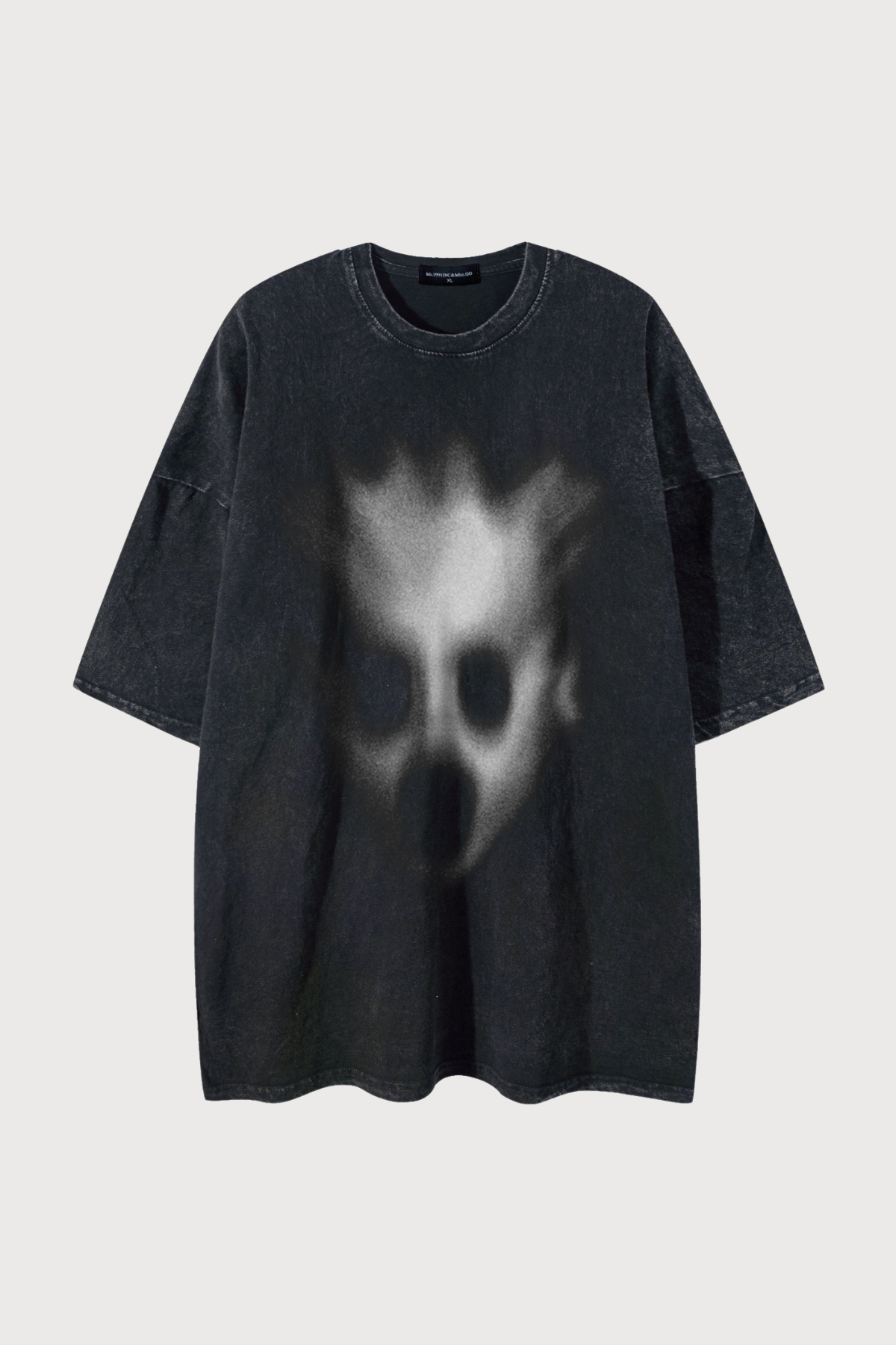 Silent Form Printed Short Sleeve Top