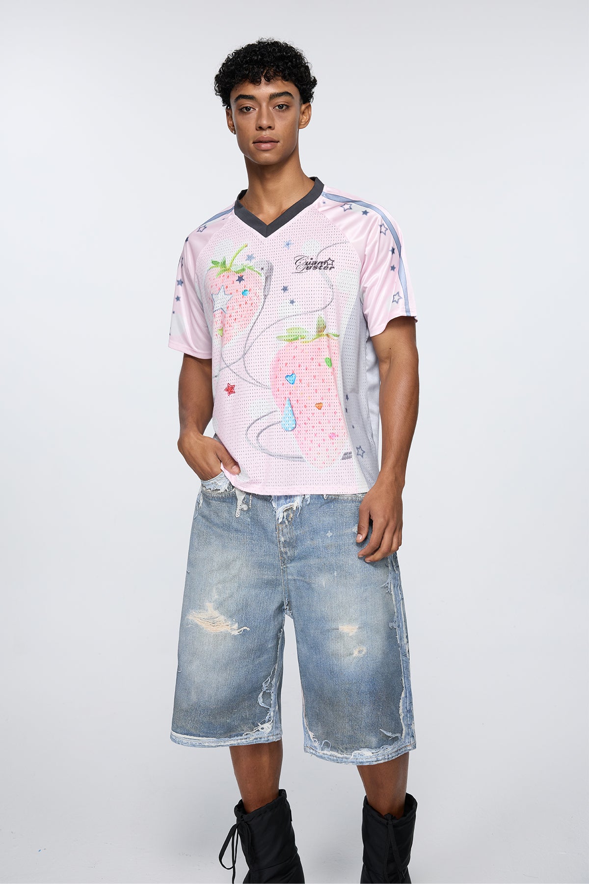Silk Bloom Print T-Shirt