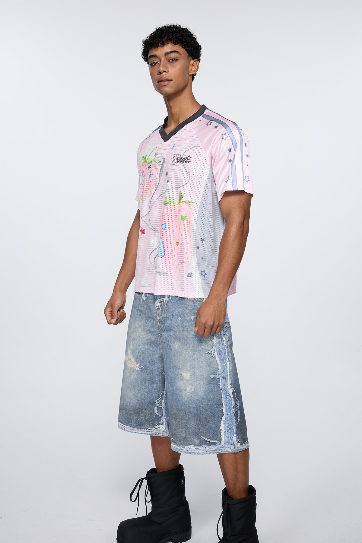 Silk Bloom Print T-Shirt