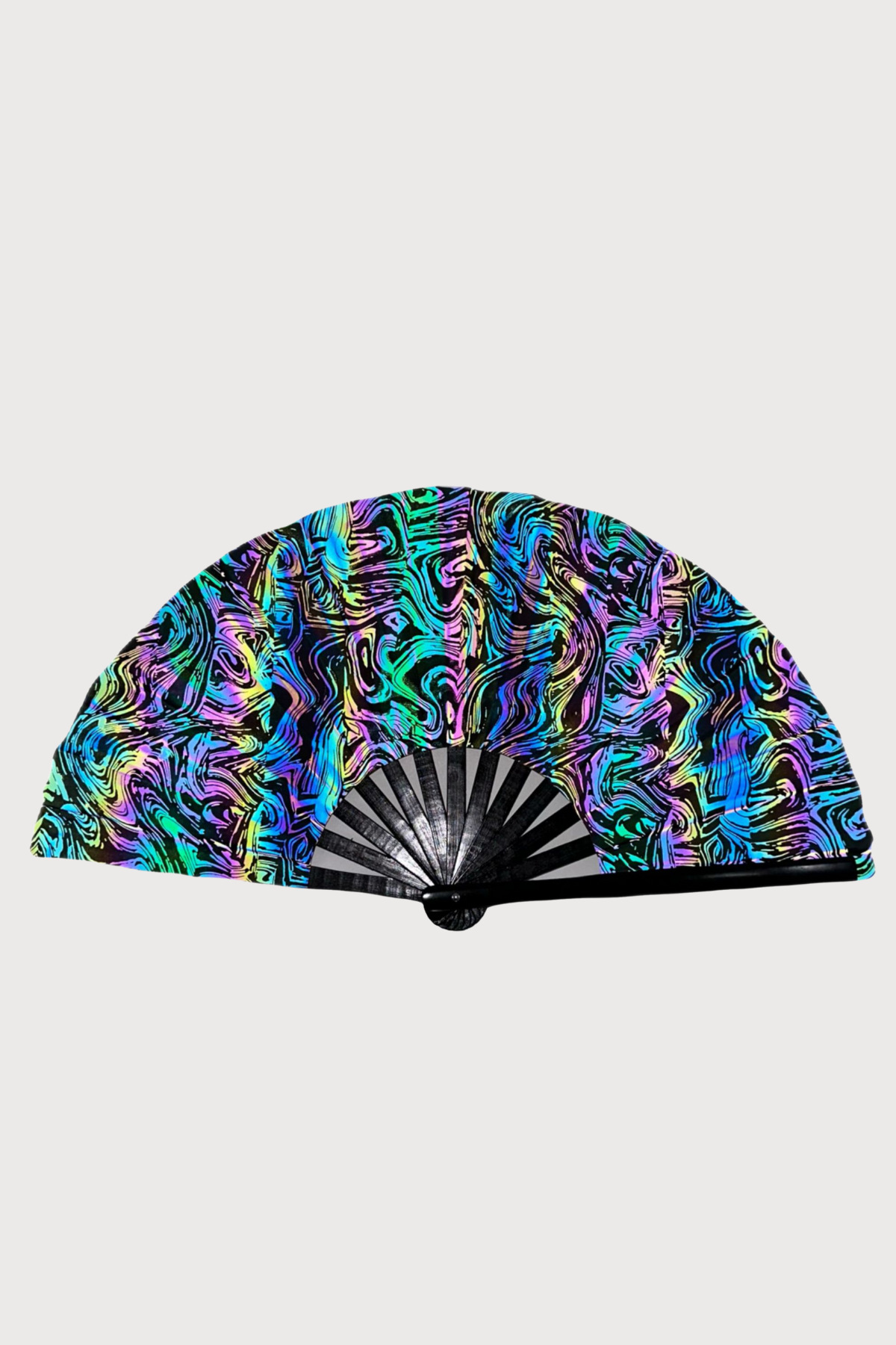 Silk Wave Reflective Fan