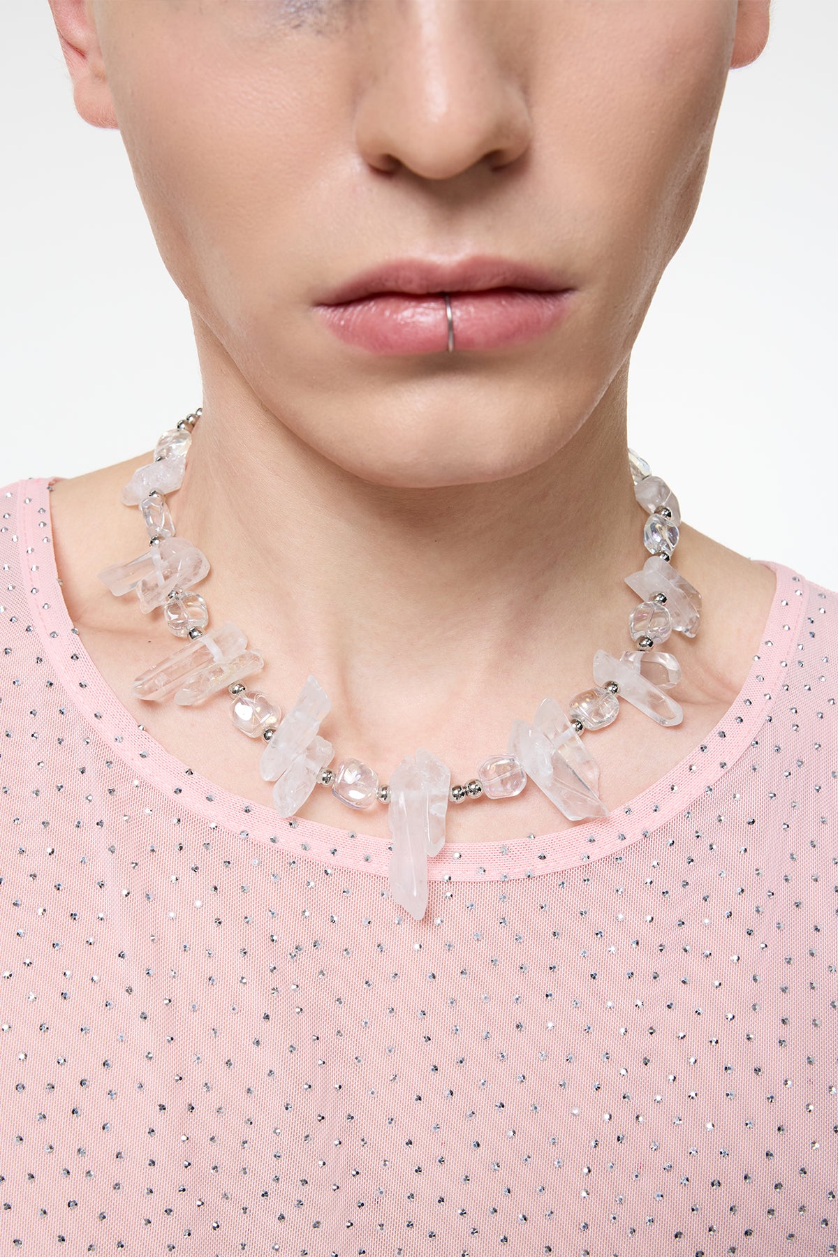 Silver Tension Necklace