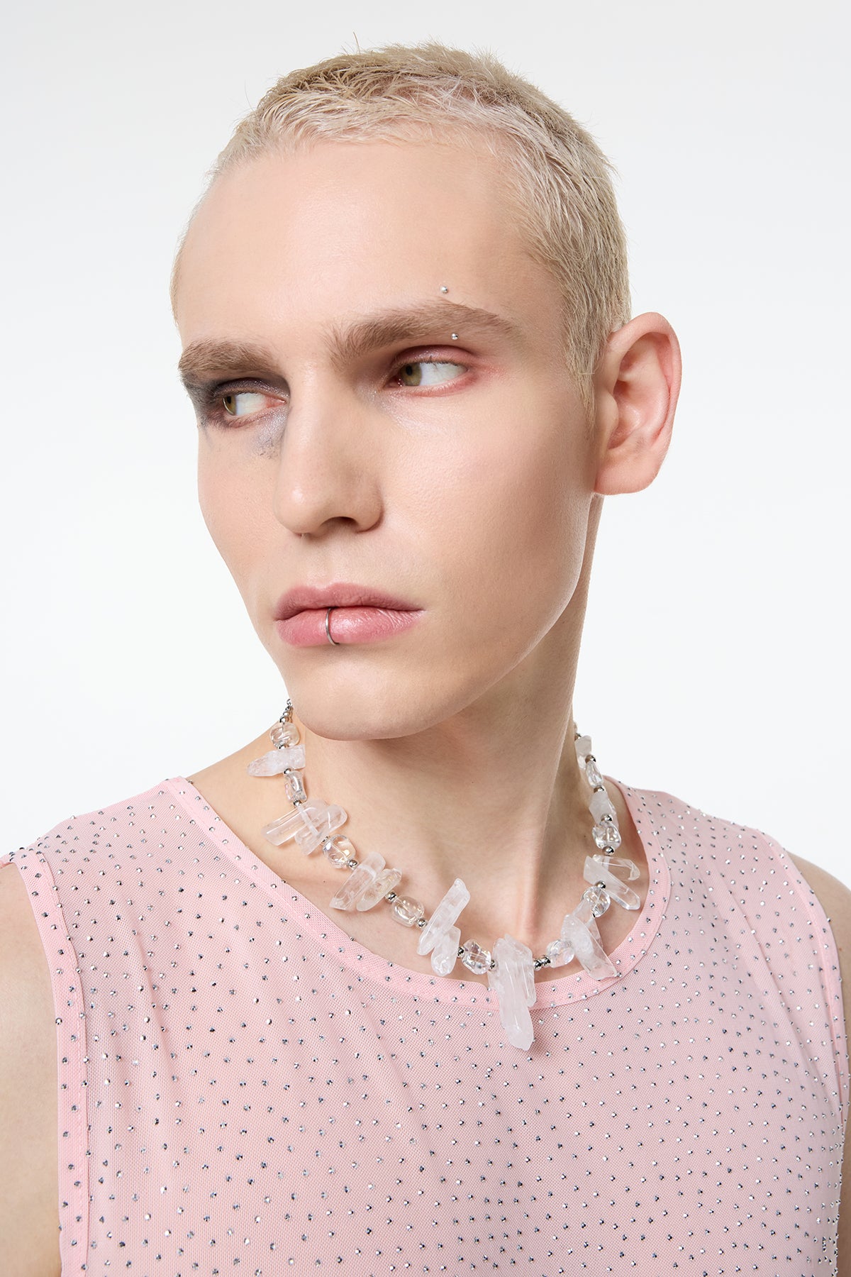 Silver Tension Necklace